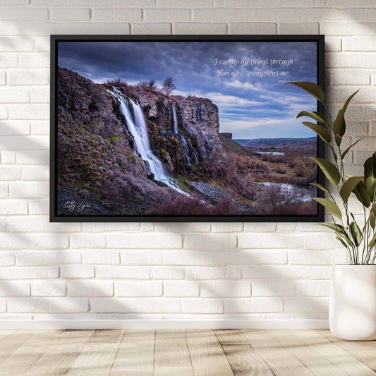 Idaho Waterfall Art – Fine Art Print of Serene Ritter Island Landscape