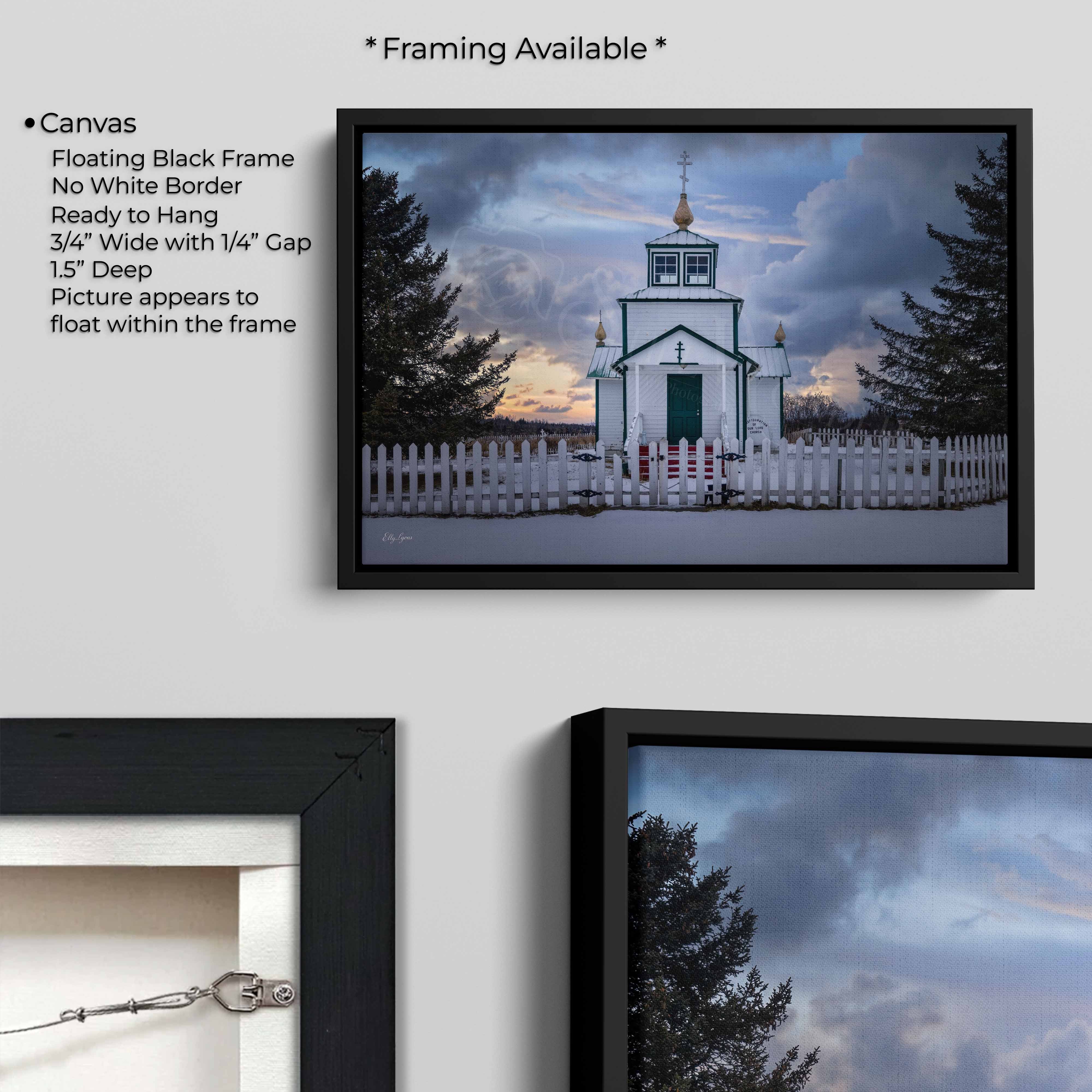 “Breaking Dawn” — Russian Church Kenai, Alaska