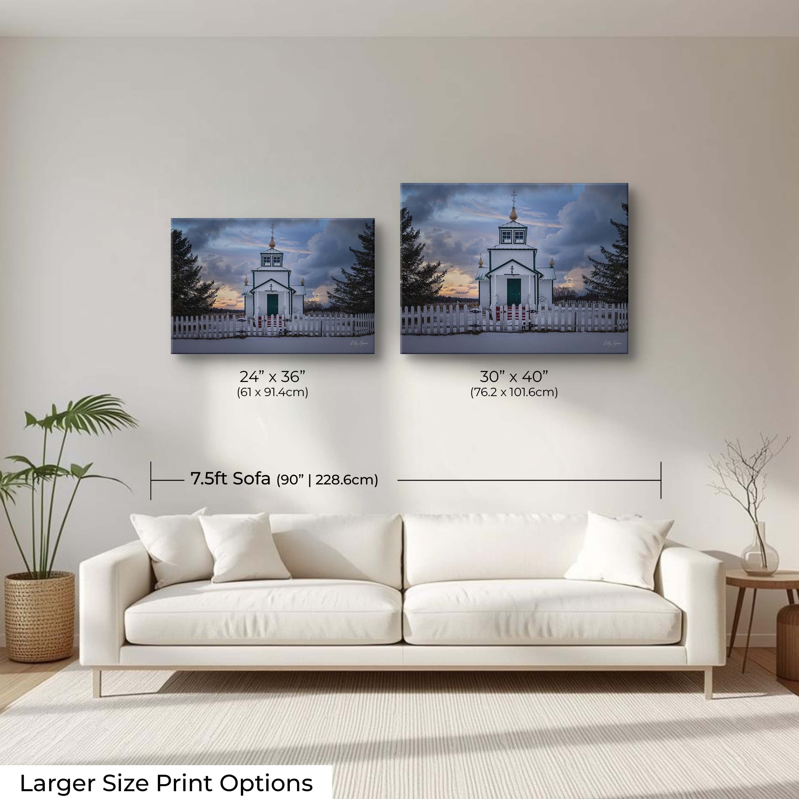 “Breaking Dawn” — Russian Church Kenai, Alaska