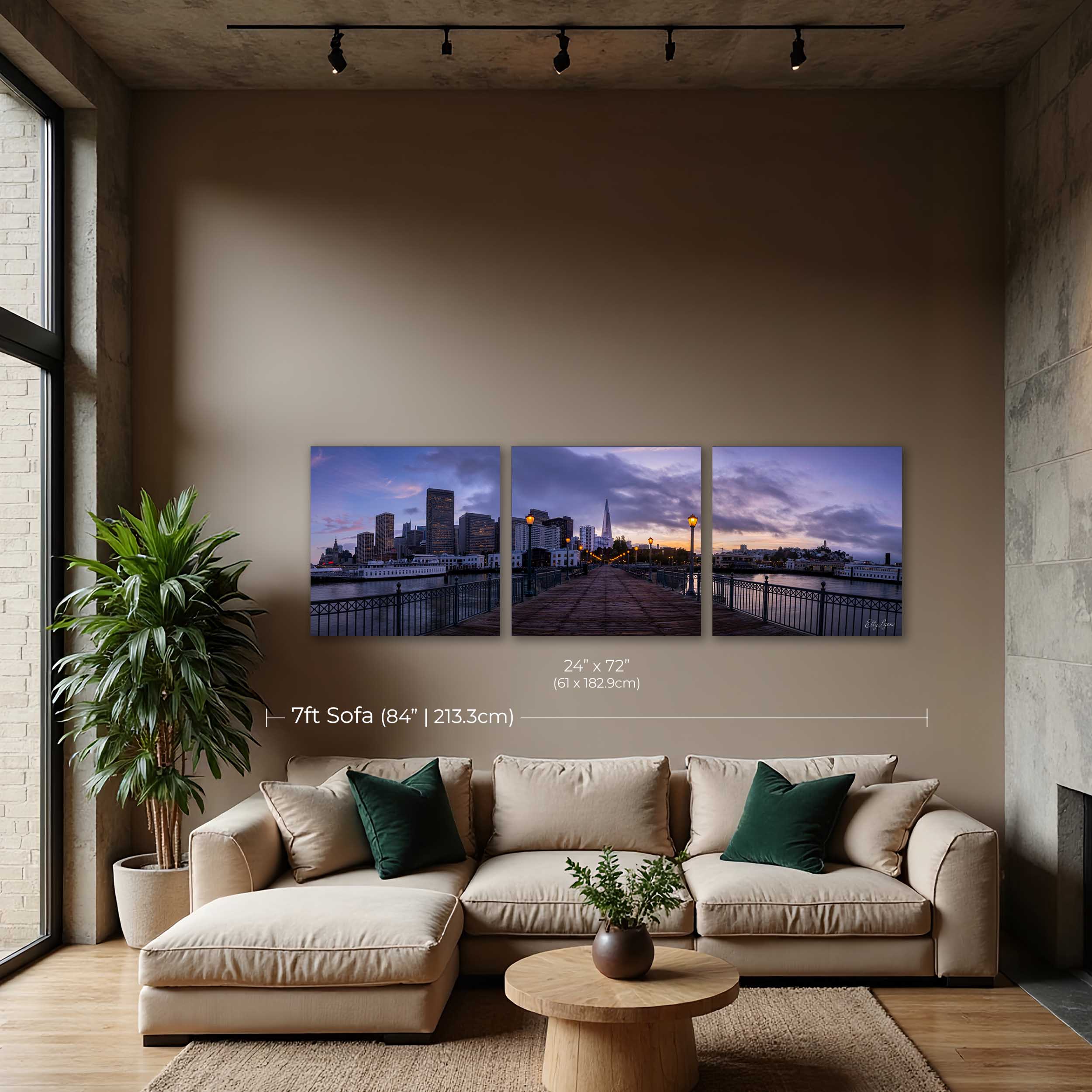 Pier 7 San Francisco Sunset Print – Golden Hour Urban Wall Decor