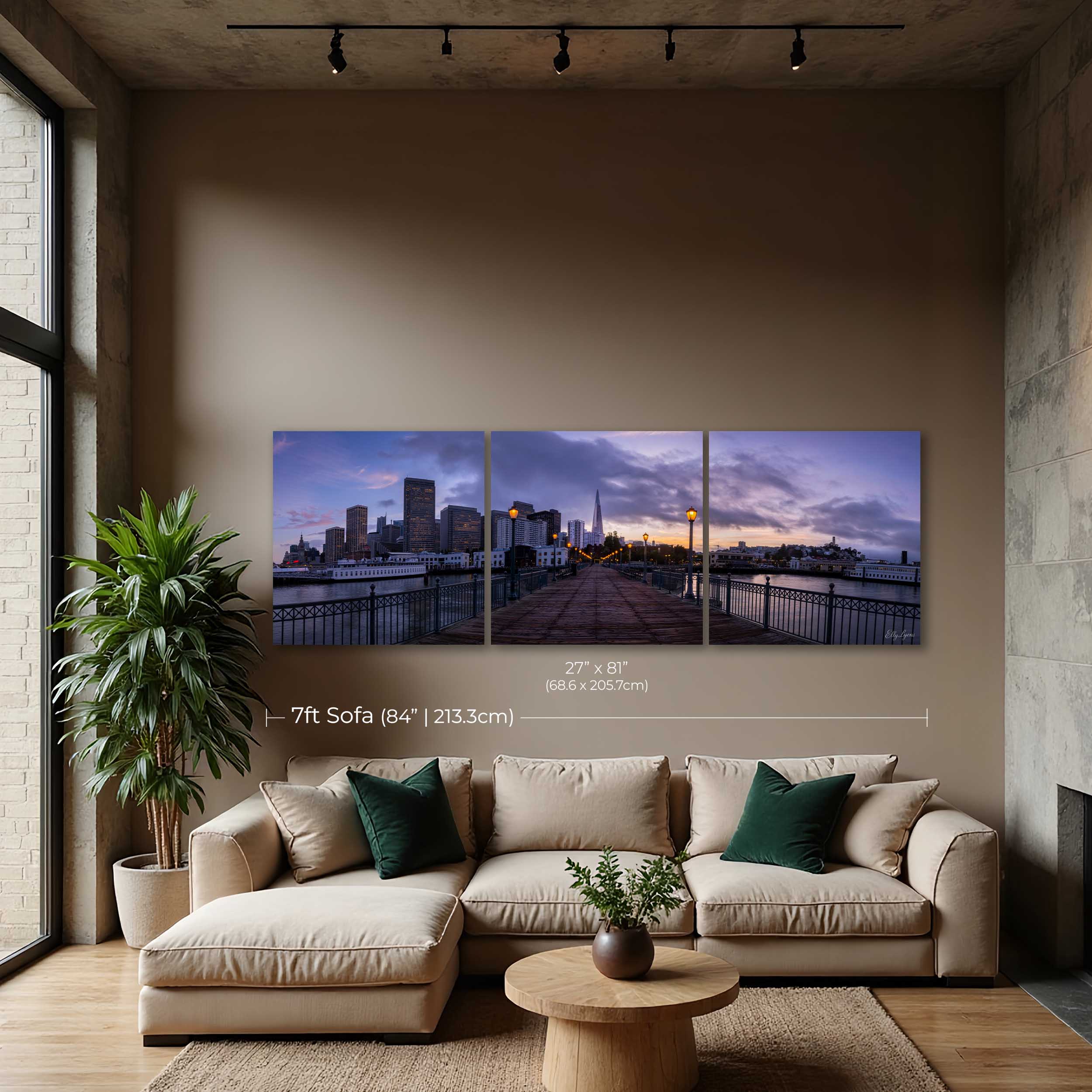 Pier 7 San Francisco Sunset Print – Golden Hour Urban Wall Decor