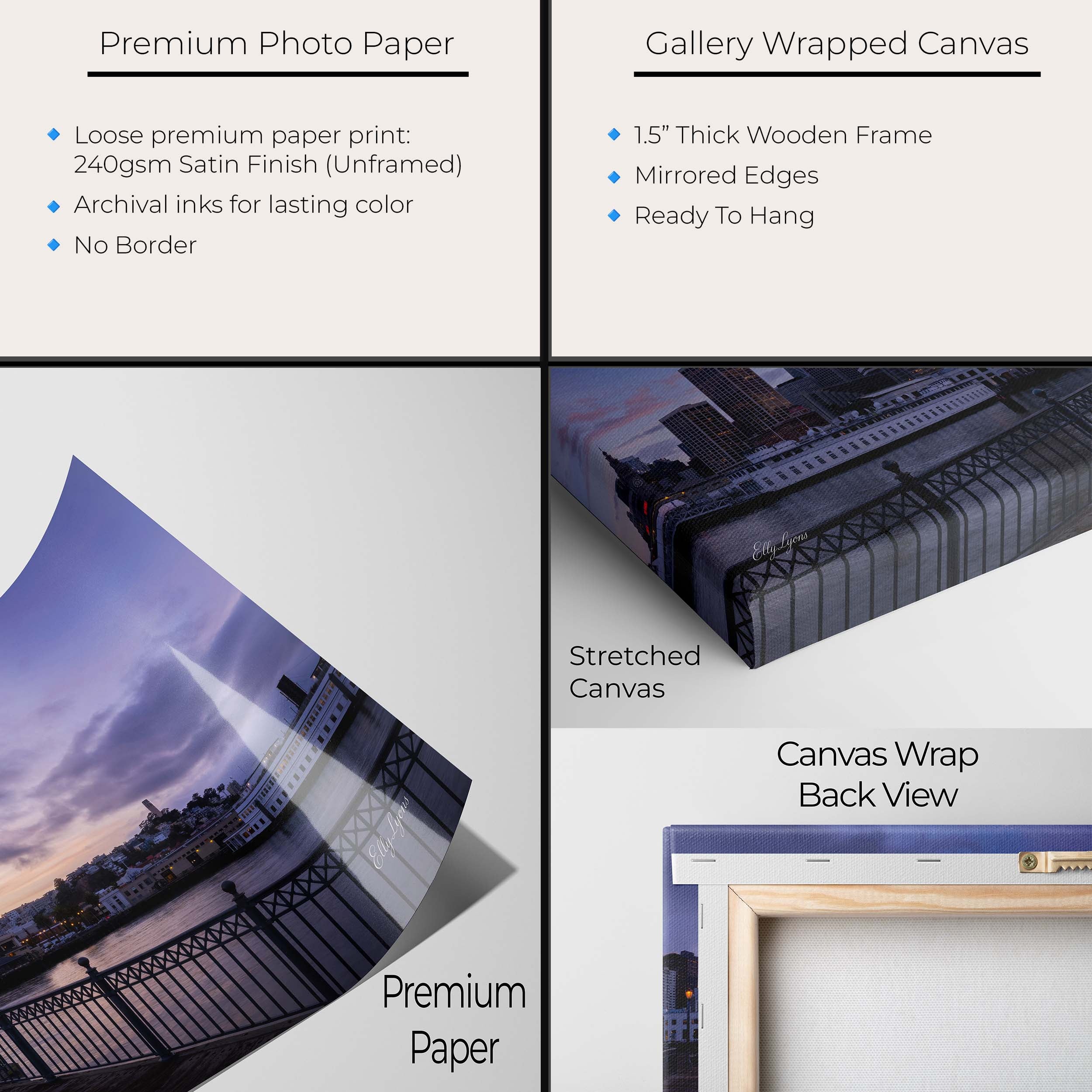 Pier 7 San Francisco Sunset Print – Golden Hour Urban Wall Decor