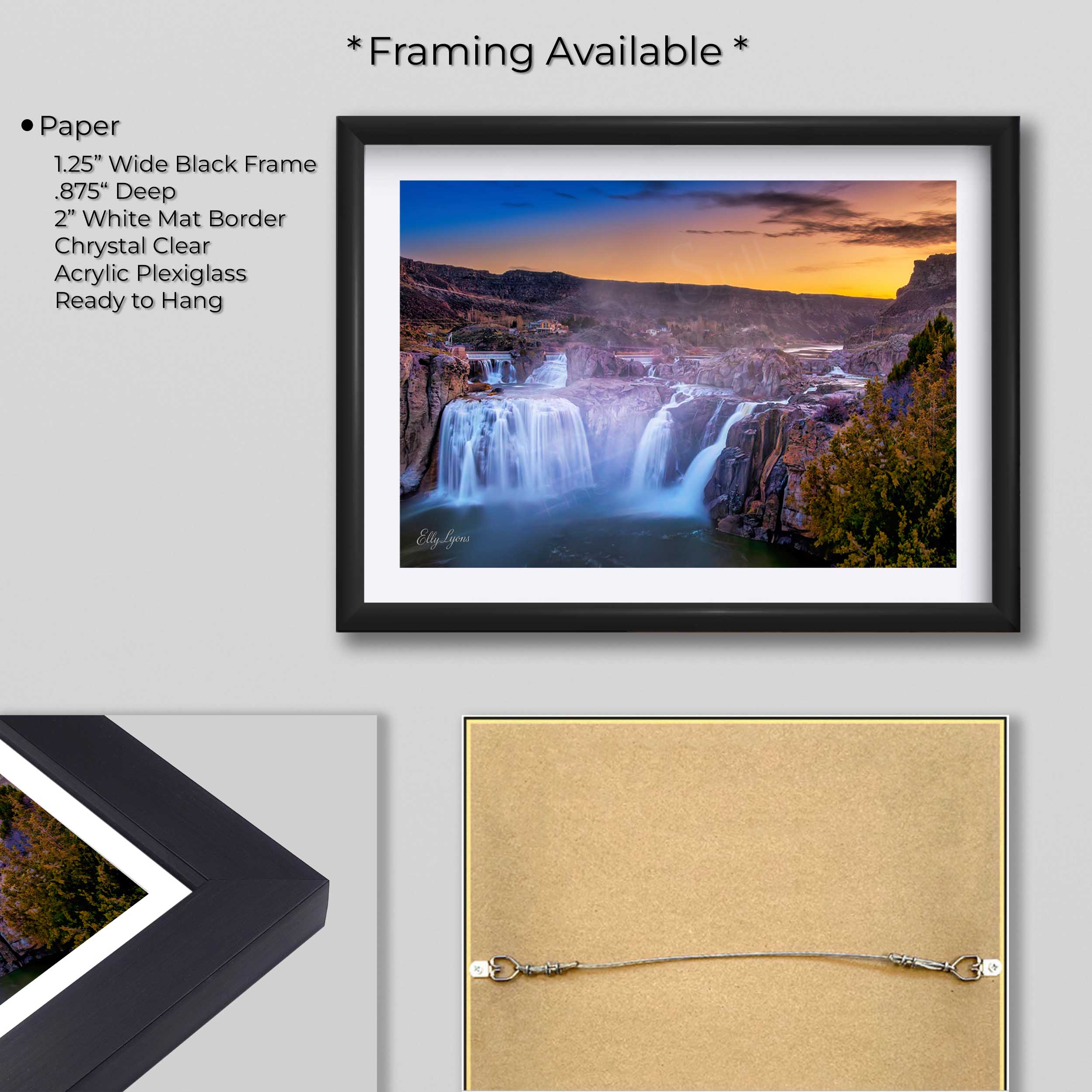 Shoshone Falls Sunrise Print - “Majesty at Dawn"