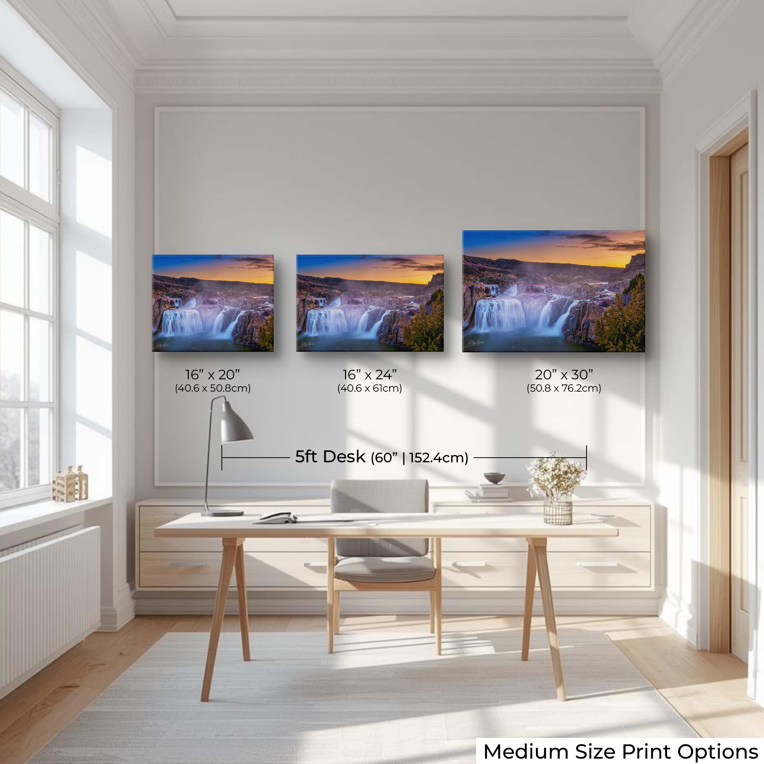 Shoshone Falls Sunrise Print - “Majesty at Dawn"