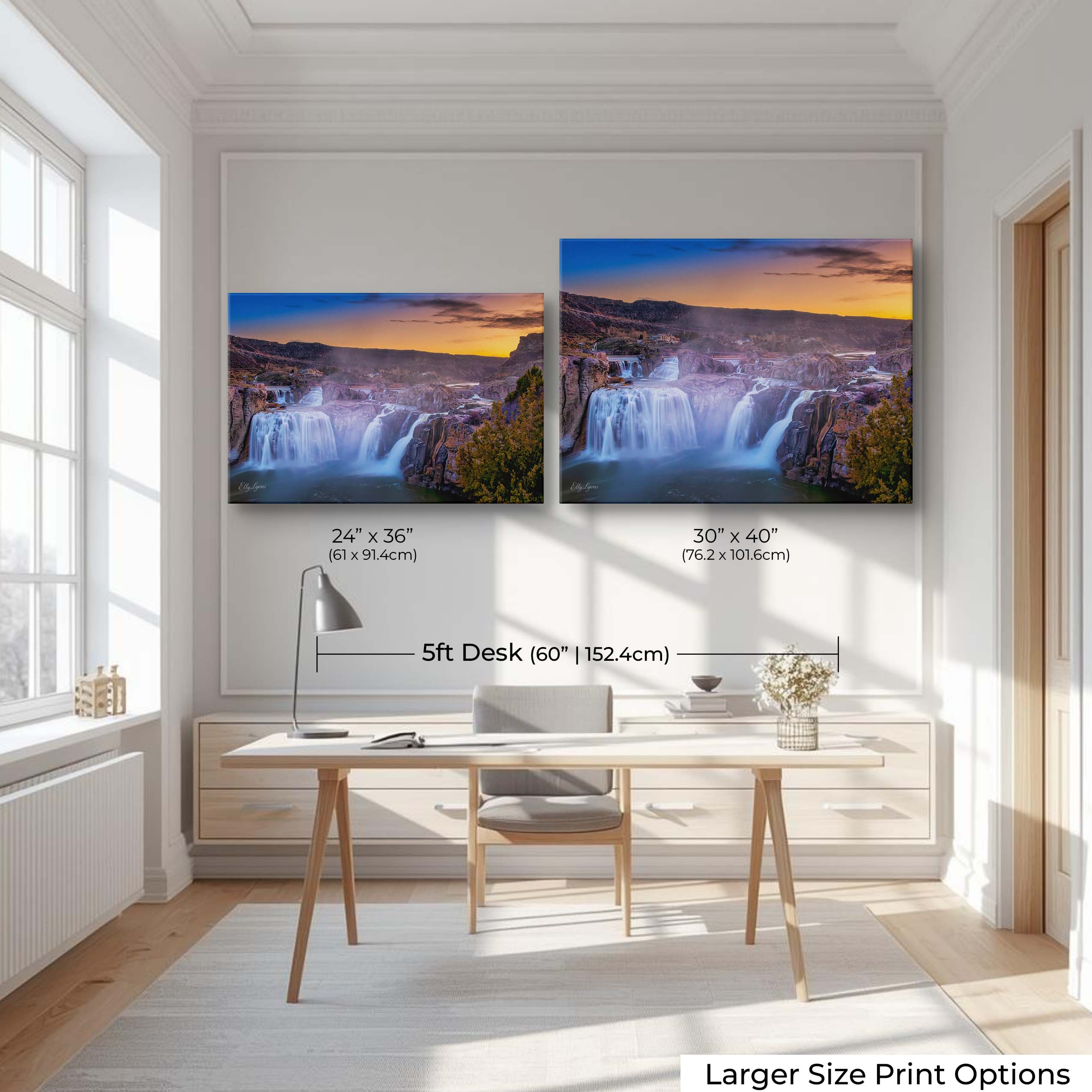 Shoshone Falls Sunrise Print - “Majesty at Dawn"