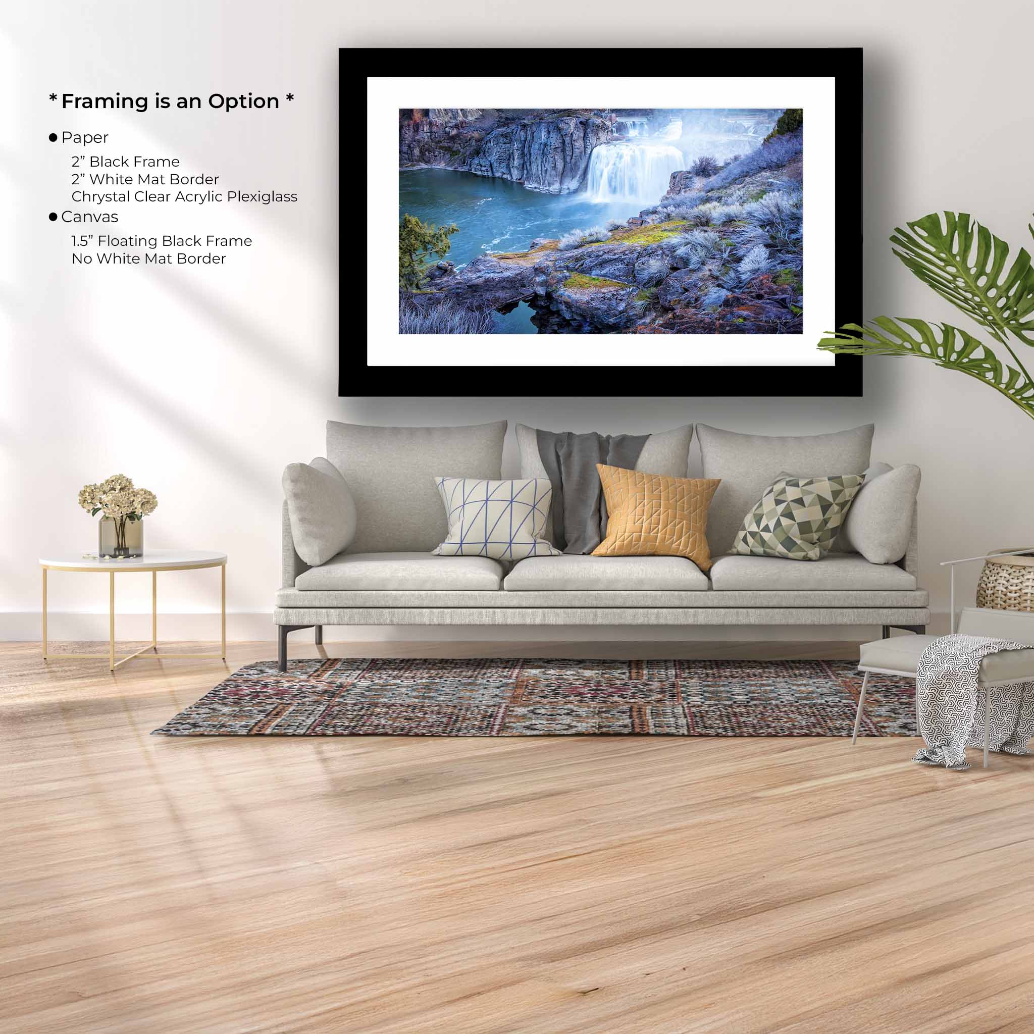 “Heaven’s Pour Over Shoshone Falls” - The Niagara of the West Fine Art Print