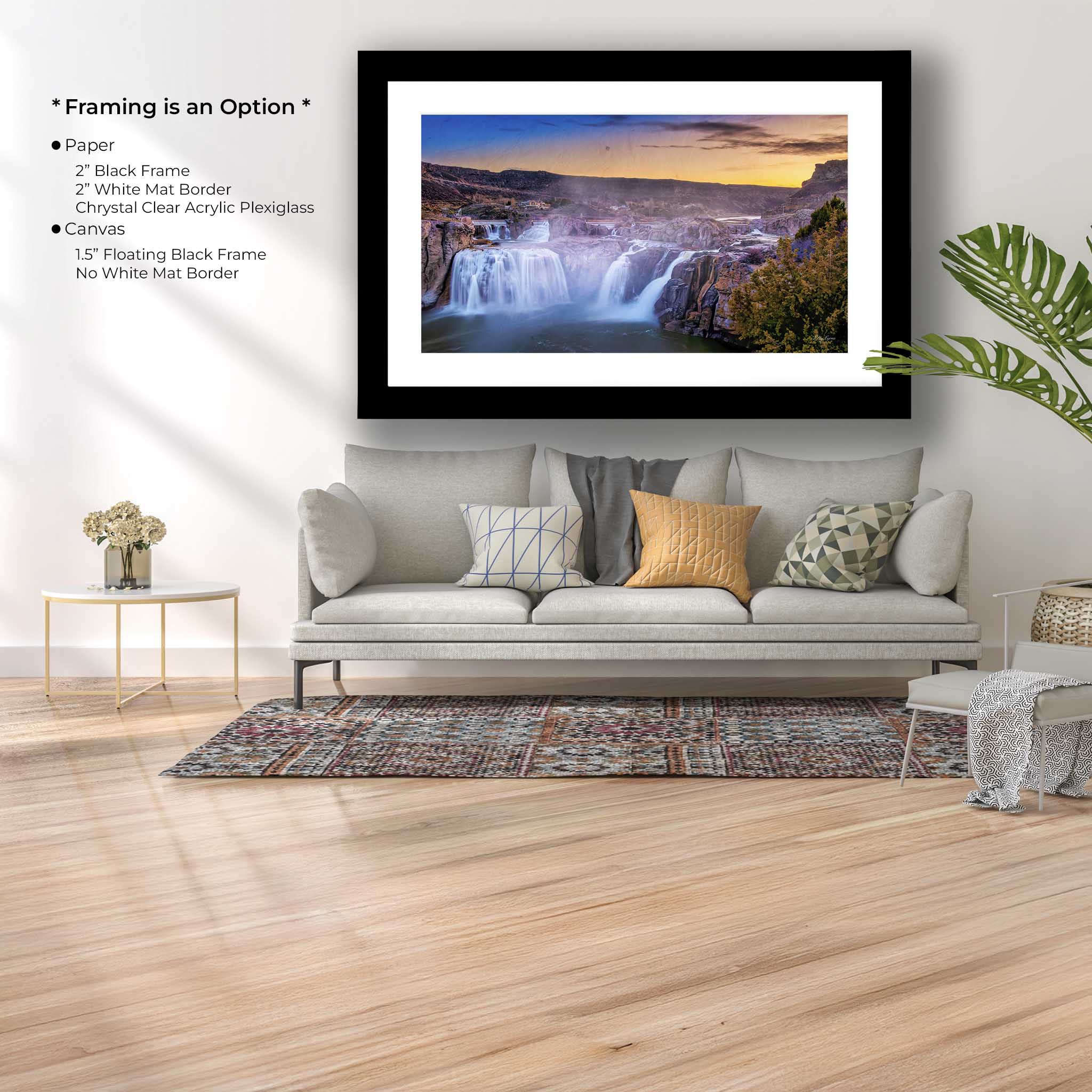 “Majesty at Dawn" – Shoshone Falls Fine Art Print