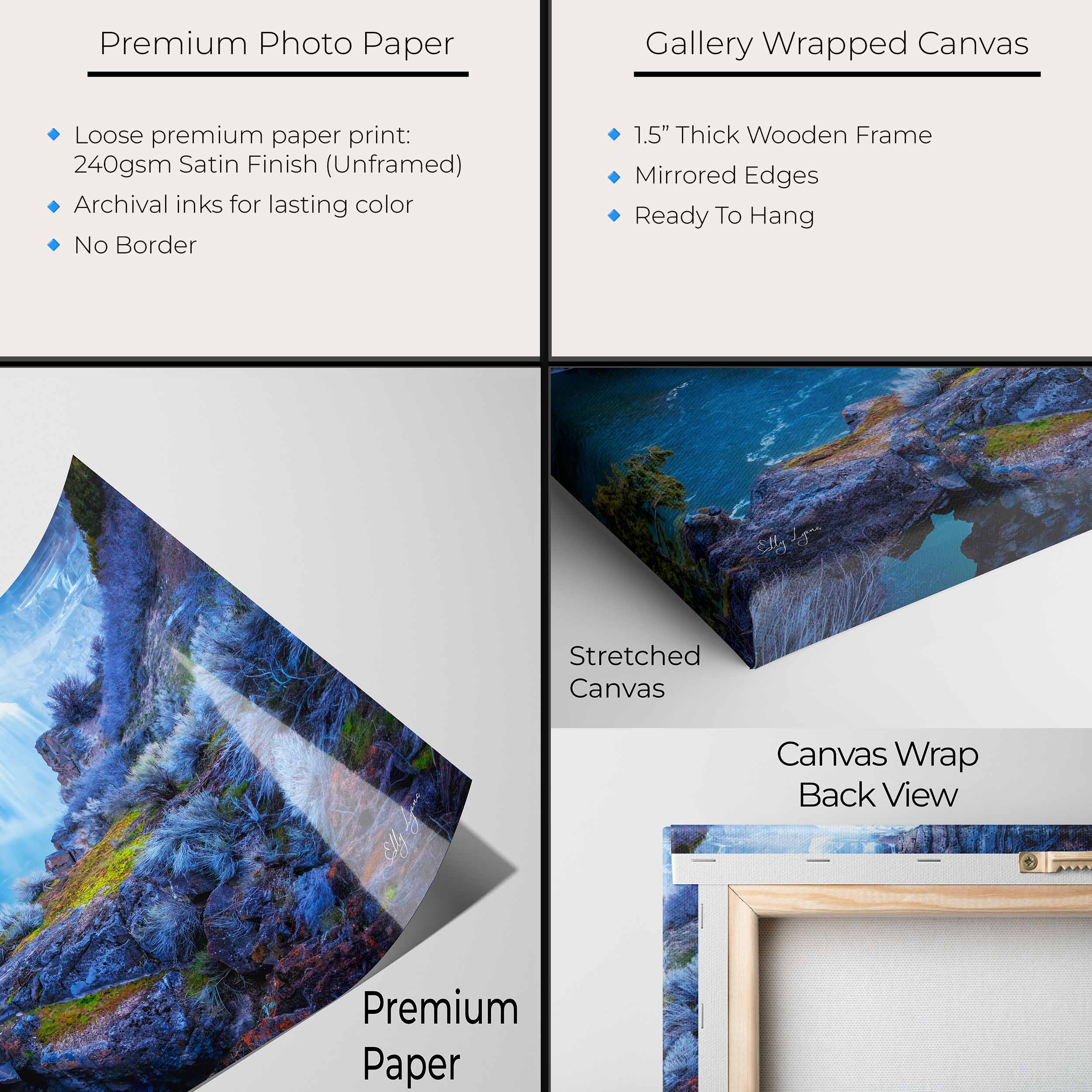 “Heaven’s Pour Over Shoshone Falls” - The Niagara of the West Fine Art Print