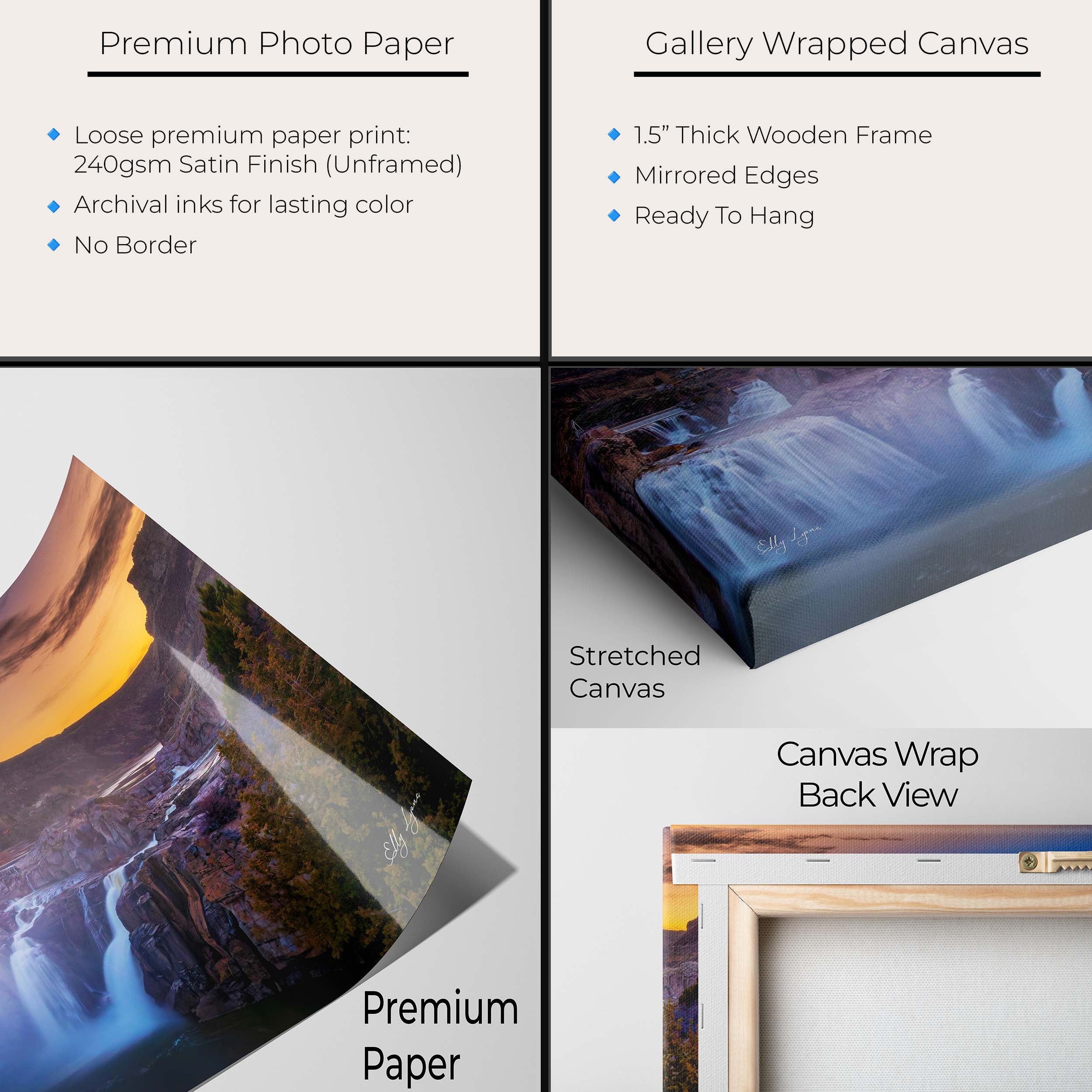 “Majesty at Dawn" – Shoshone Falls Fine Art Print