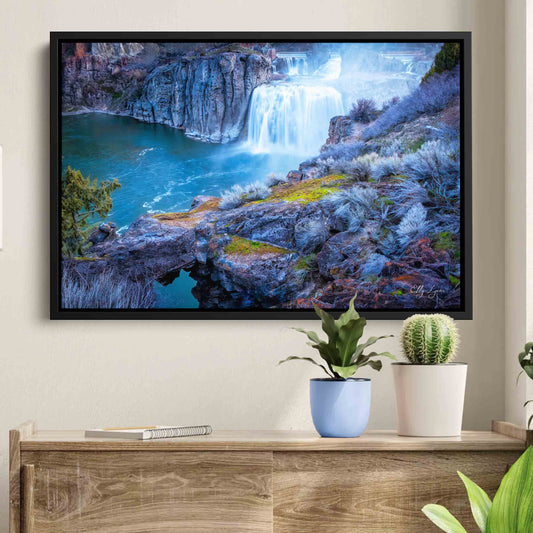 “Heaven’s Pour Over Shoshone Falls” - The Niagara of the West Fine Art Print