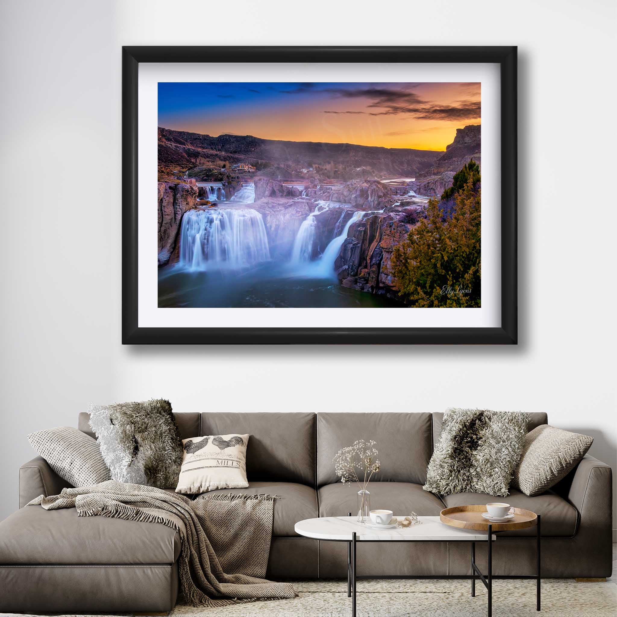 Shoshone Falls Sunrise Print - “Majesty at Dawn"