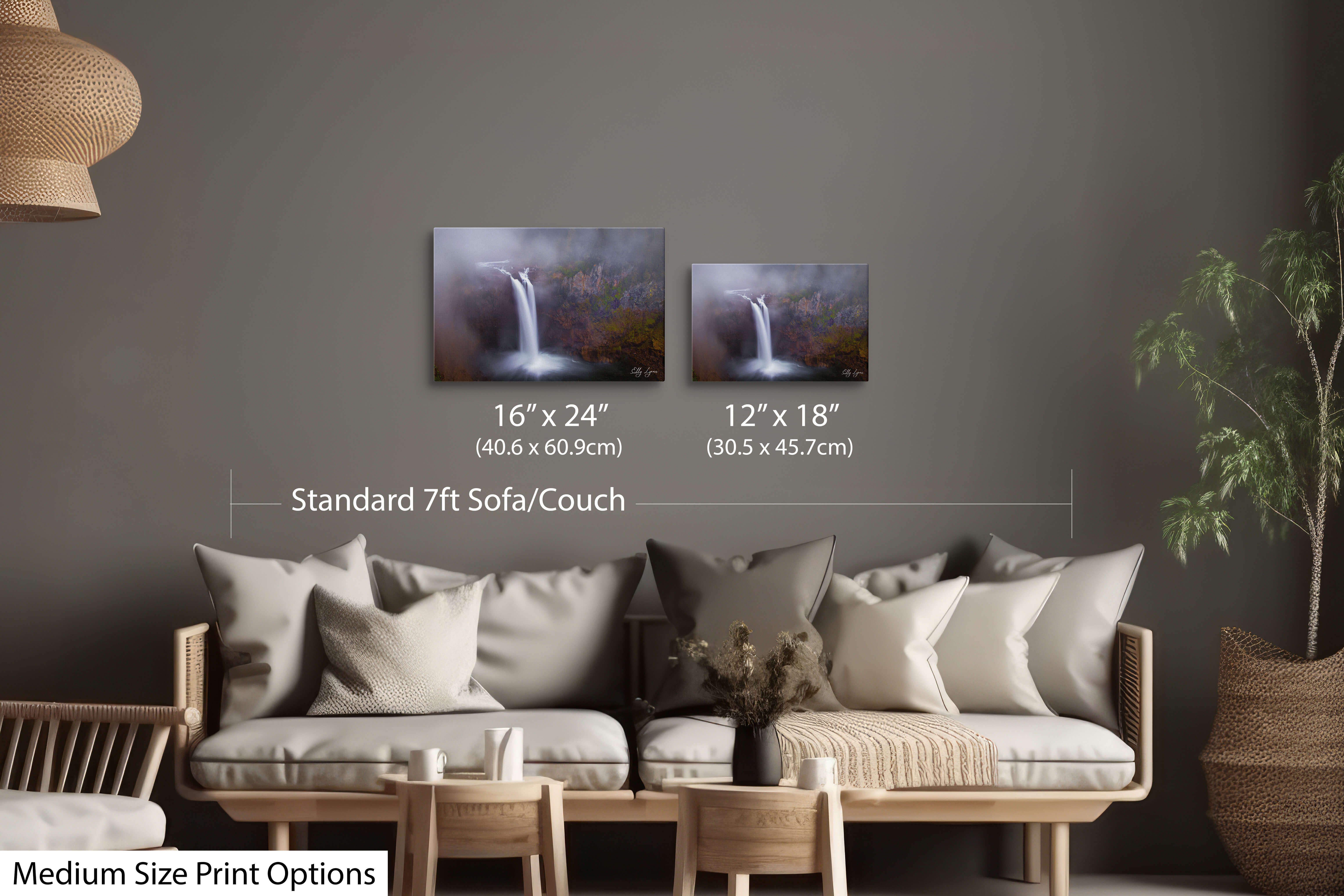 Snoqualmie Falls Art Print – Fine Art Print of Sunrise Landscape Waterfall Decor
