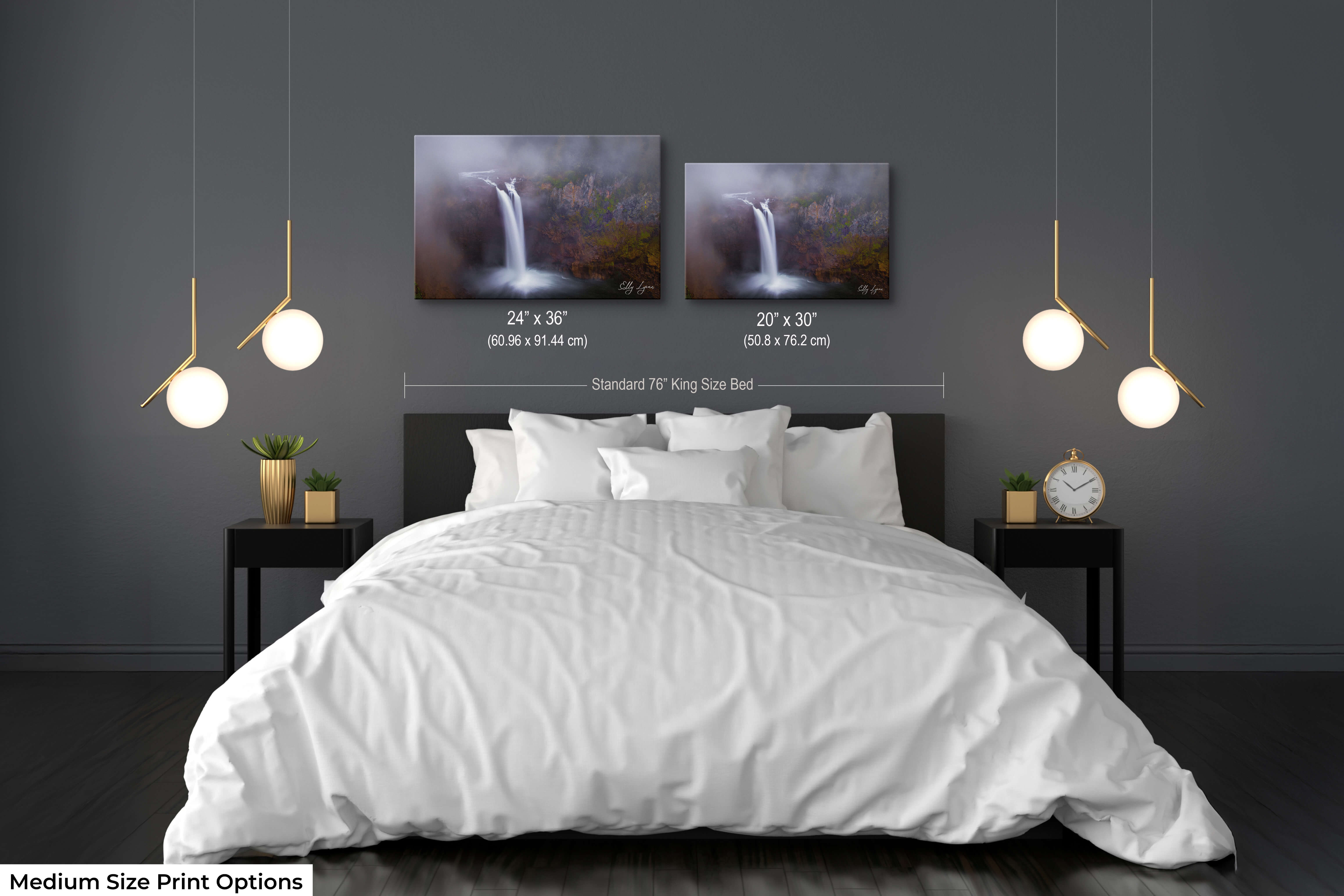 Snoqualmie Falls Art Print – Fine Art Print of Sunrise Landscape Waterfall Decor