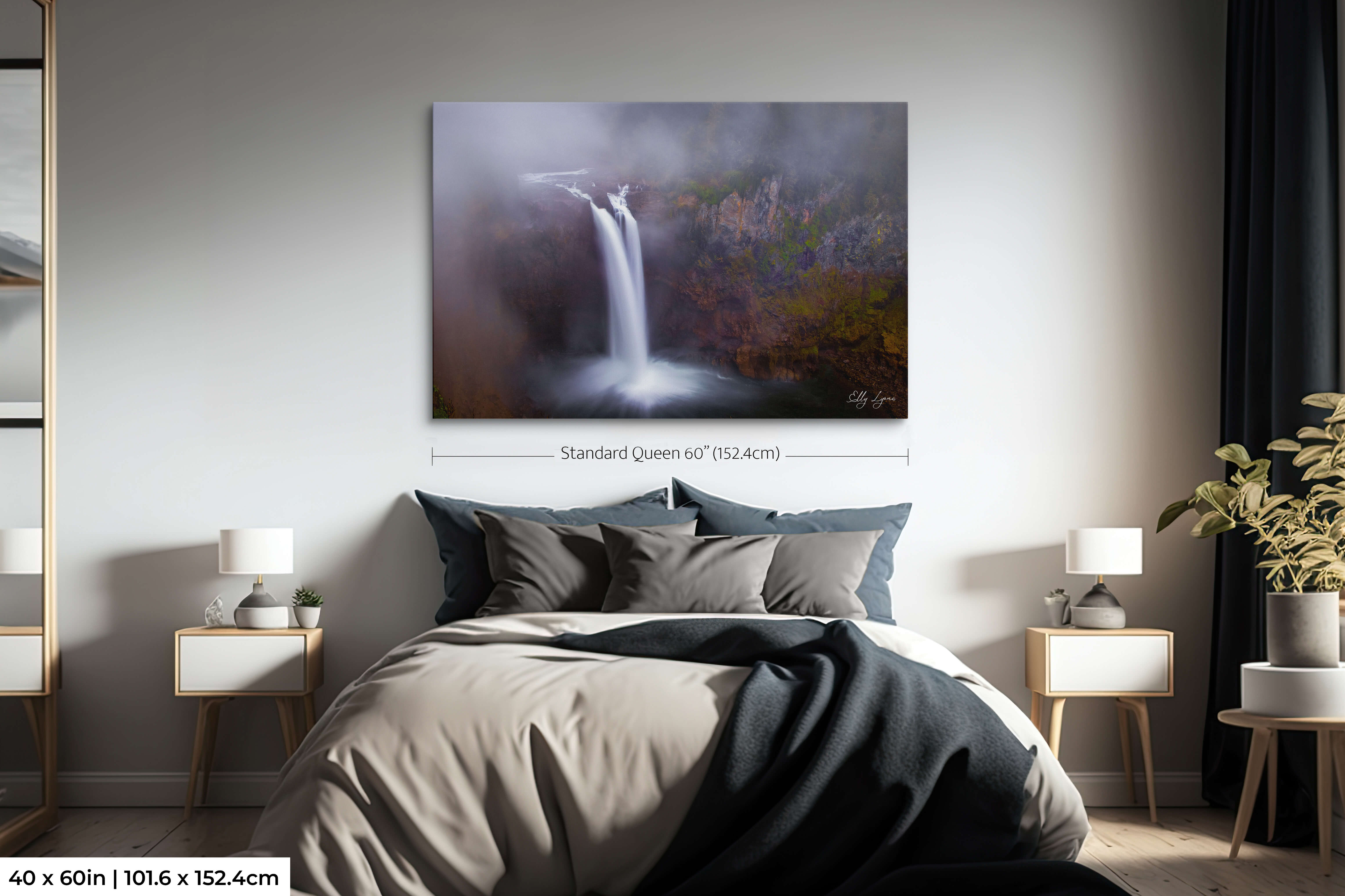 Snoqualmie Falls Art Print – Fine Art Print of Sunrise Landscape Waterfall Decor