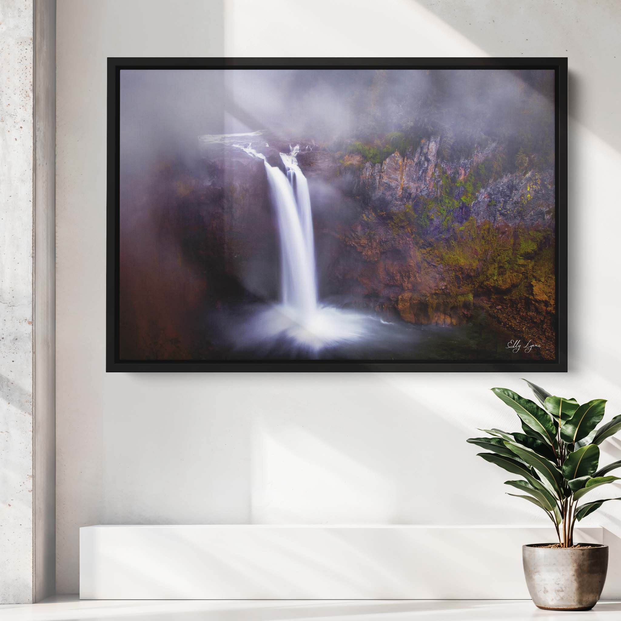Snoqualmie Falls Art Print – Fine Art Print of Sunrise Landscape Waterfall Decor