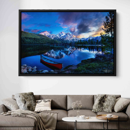 "The Majesty Remains" - Evening at Stanley Lake