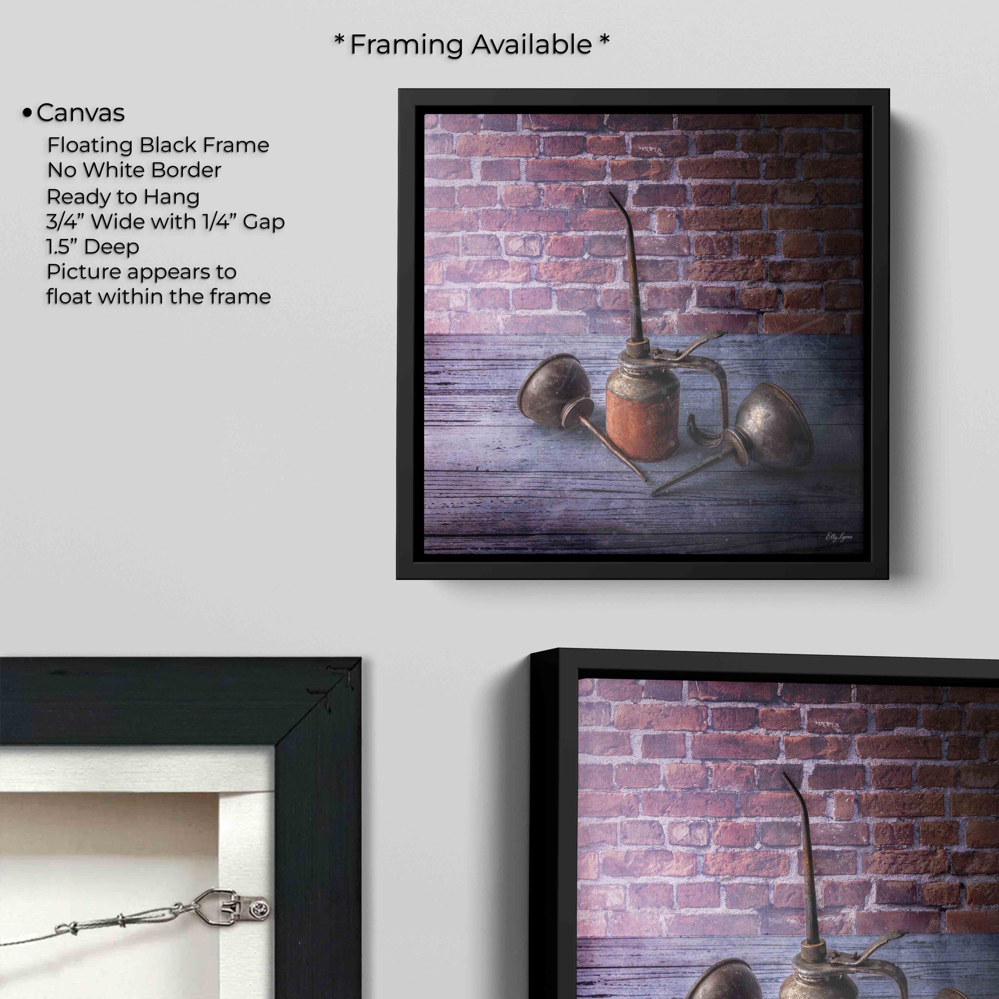 Vintage Industrial Oil Can Still Life Print