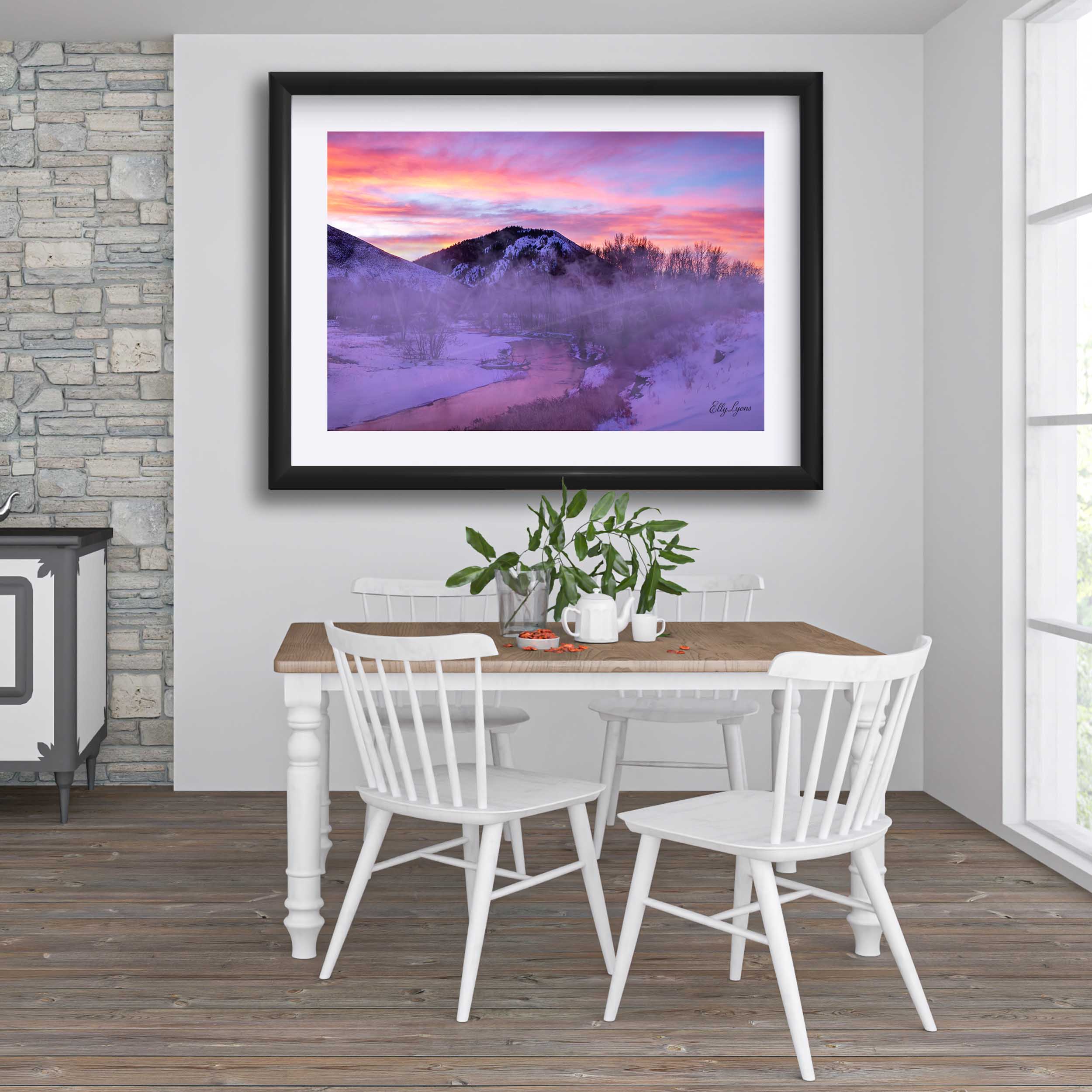Idaho’s Boxcar Bend Sunrise Print - “Whispers of Dawn”