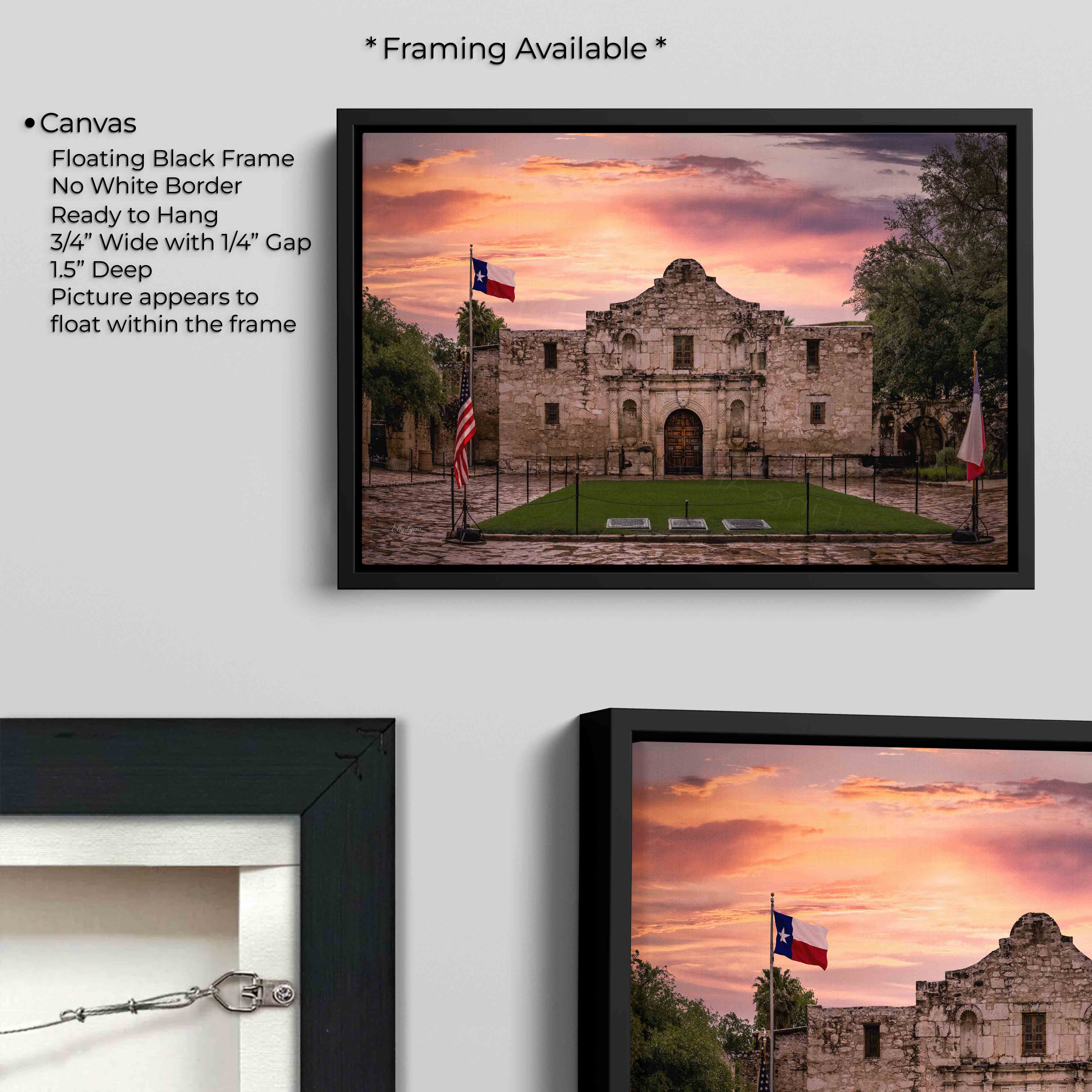Alamo Fine Art Print – Texas Landmark Sunrise Historic Wall Decor