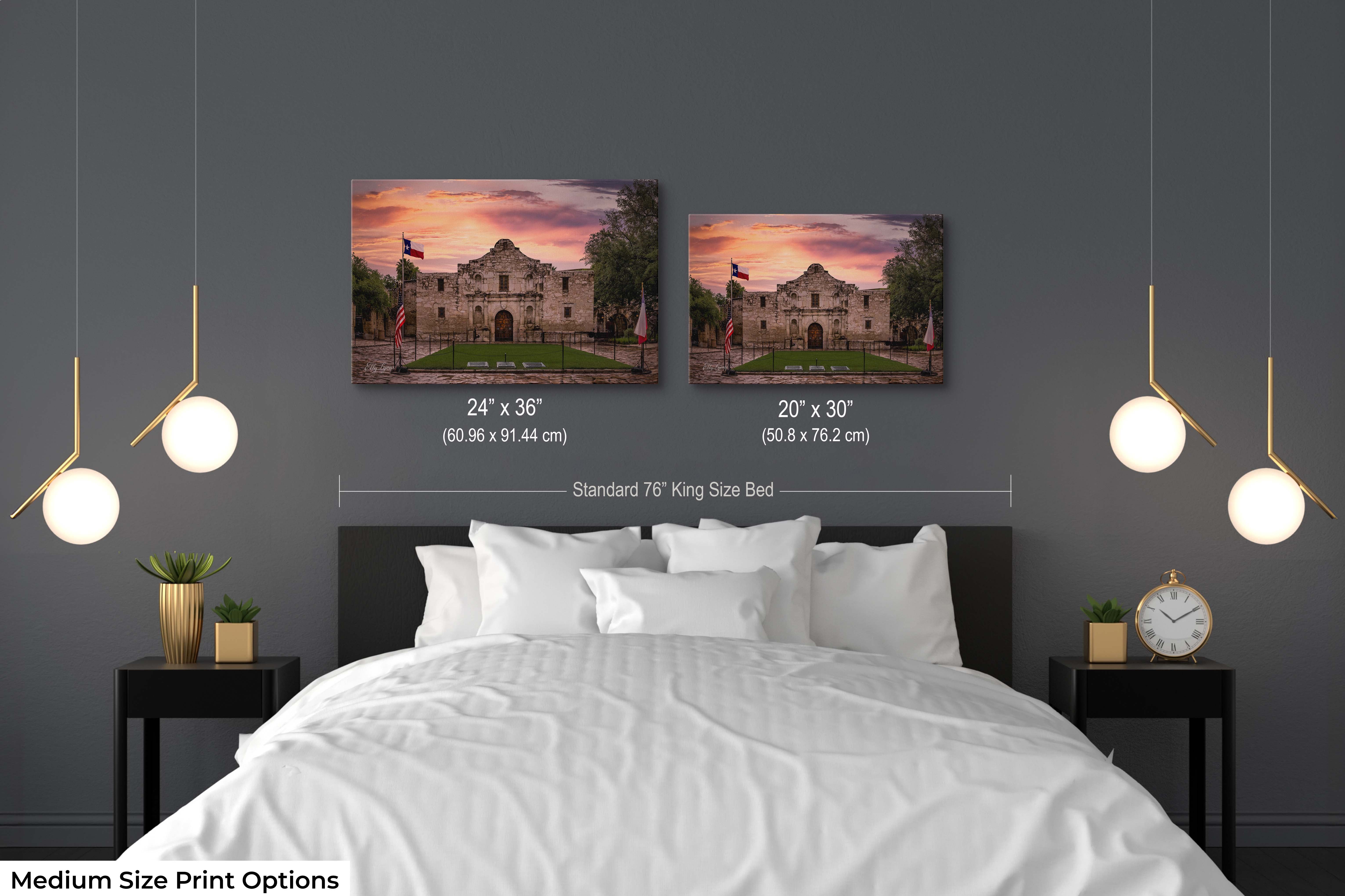 Alamo Fine Art Print – Historic Wall Art Featuring Texas Landmark Sunrise