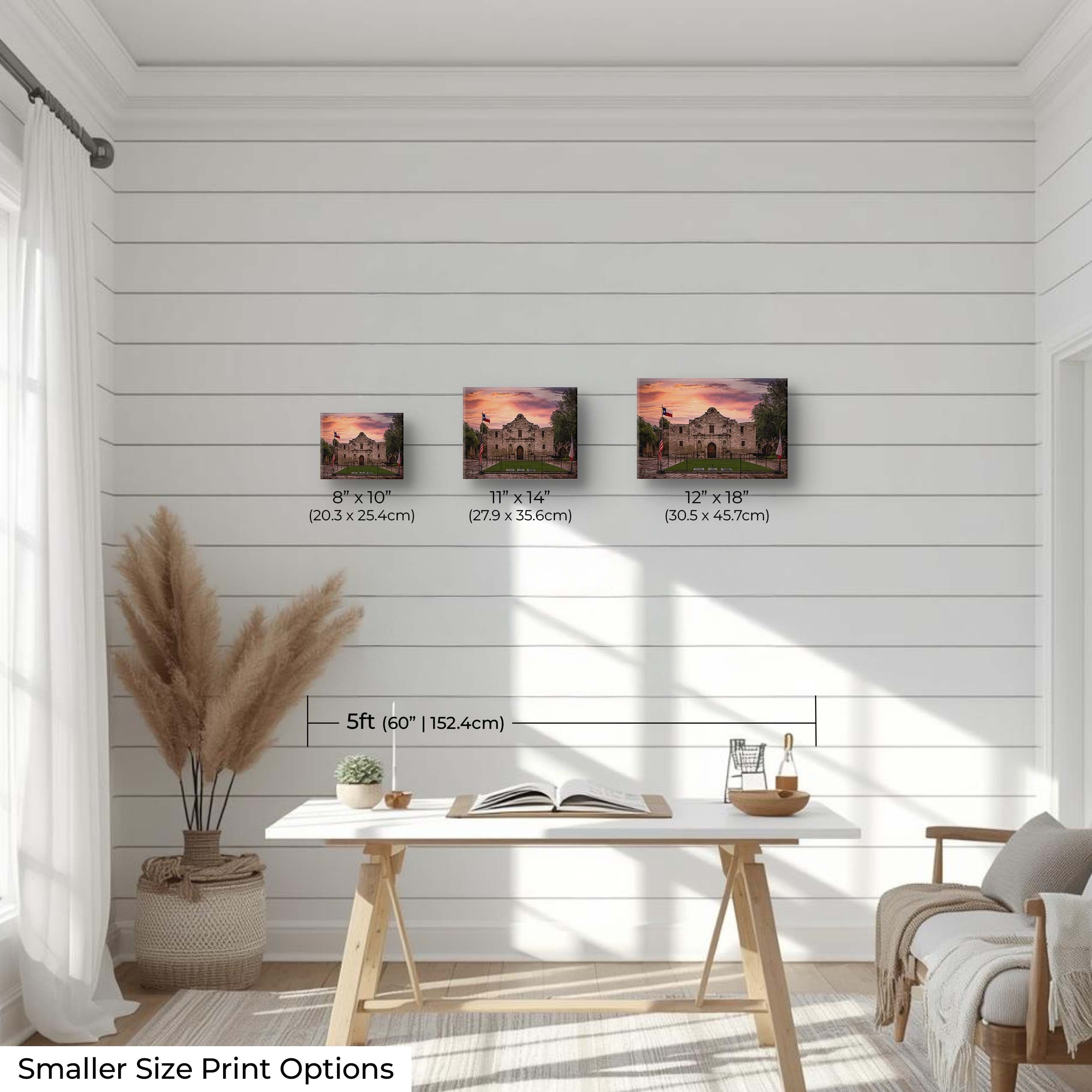 Alamo Fine Art Print – Historic Wall Art Featuring Texas Landmark Sunrise
