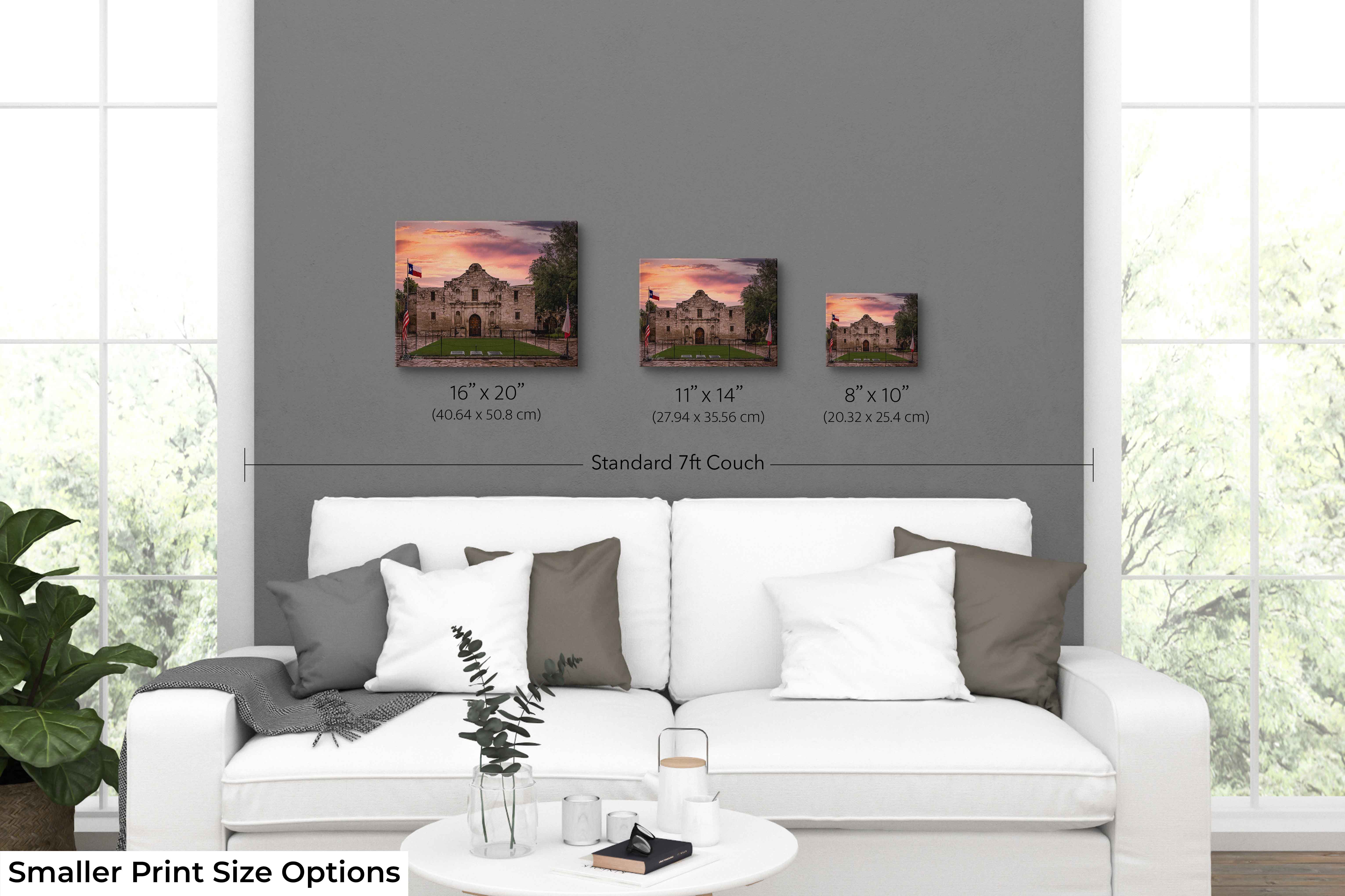 Alamo Fine Art Print – Historic Wall Art Featuring Texas Landmark Sunrise