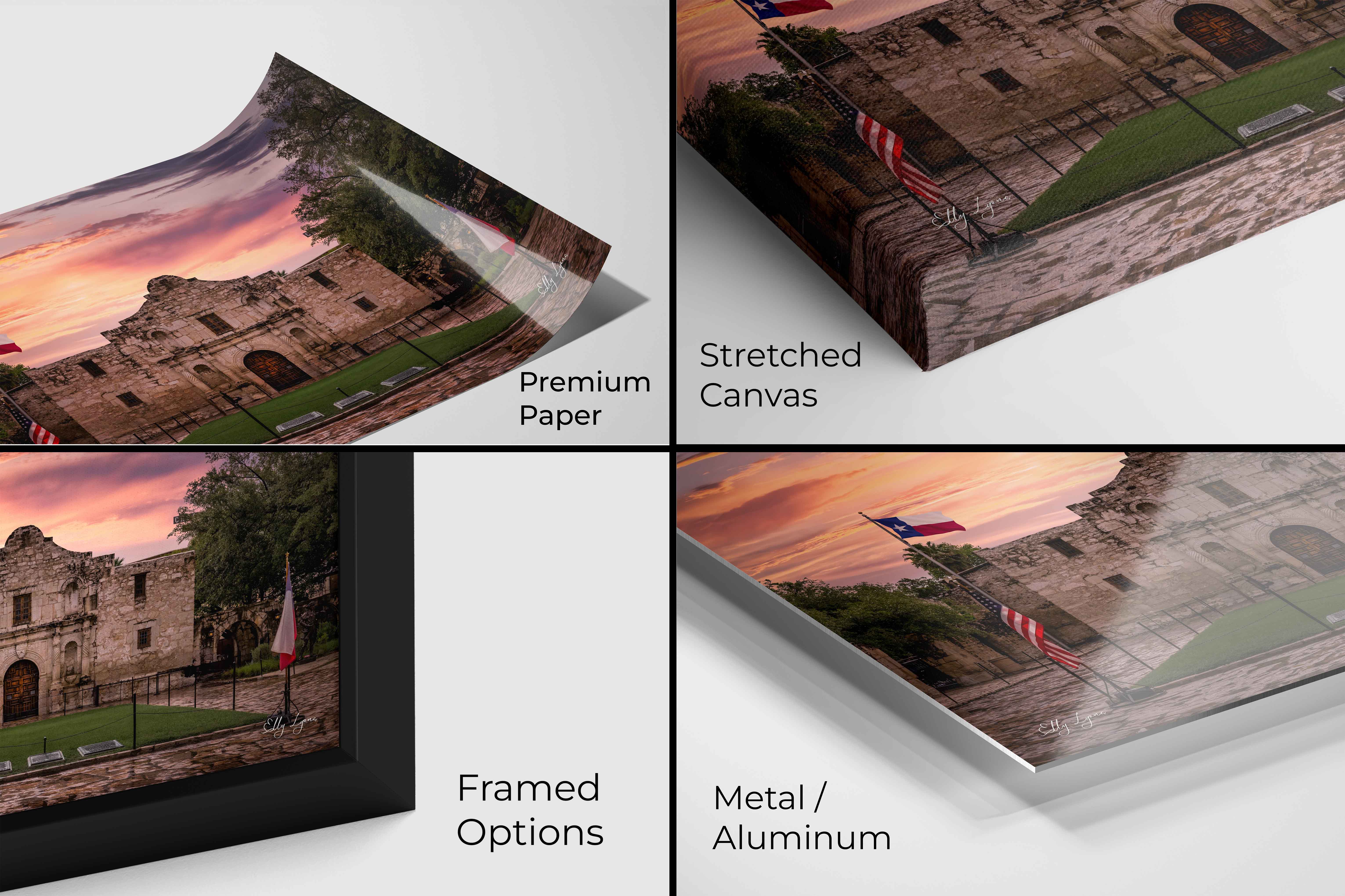 Alamo Fine Art Print – Historic Wall Art Featuring Texas Landmark Sunrise