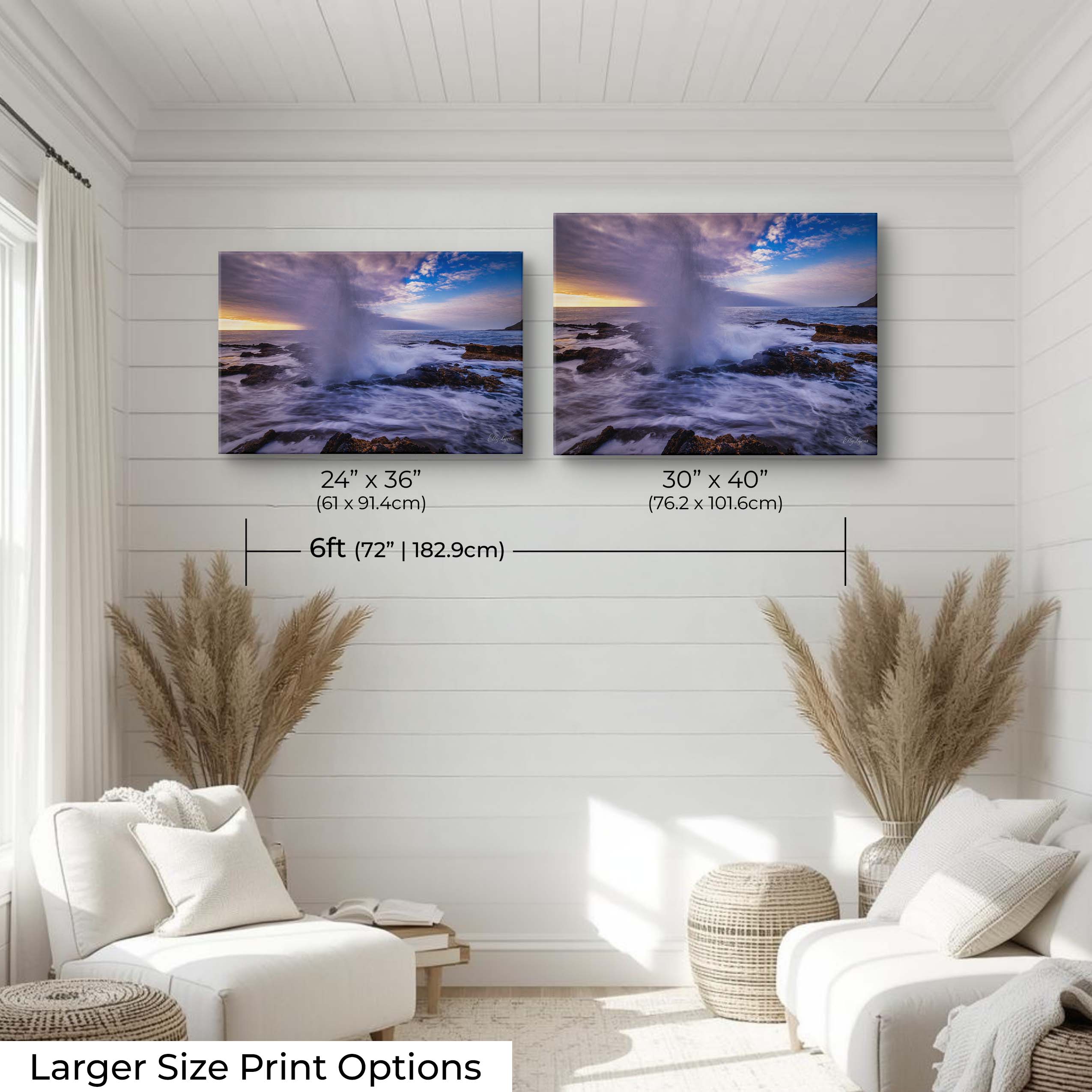 "Breath of the Deep" - Oregon Coast Ocean Print at Thor's Well