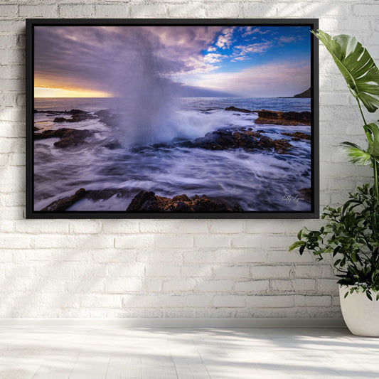 "Breath of the Deep" - Oregon Coast Ocean Print at Thor's Well