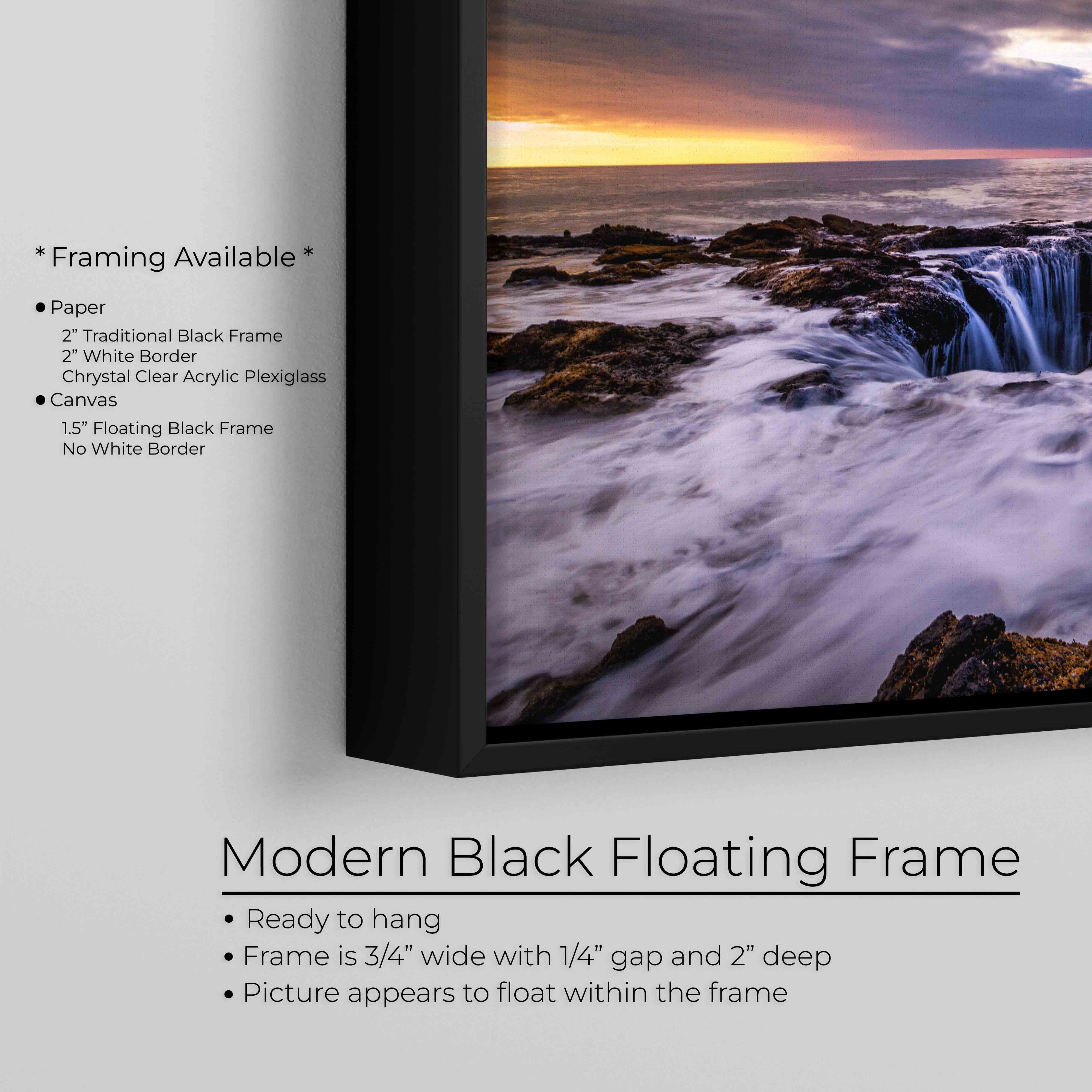 "The Depths Are Yours" - Fine Art Coastal Photography - Thor’s Well, Oregon Coast