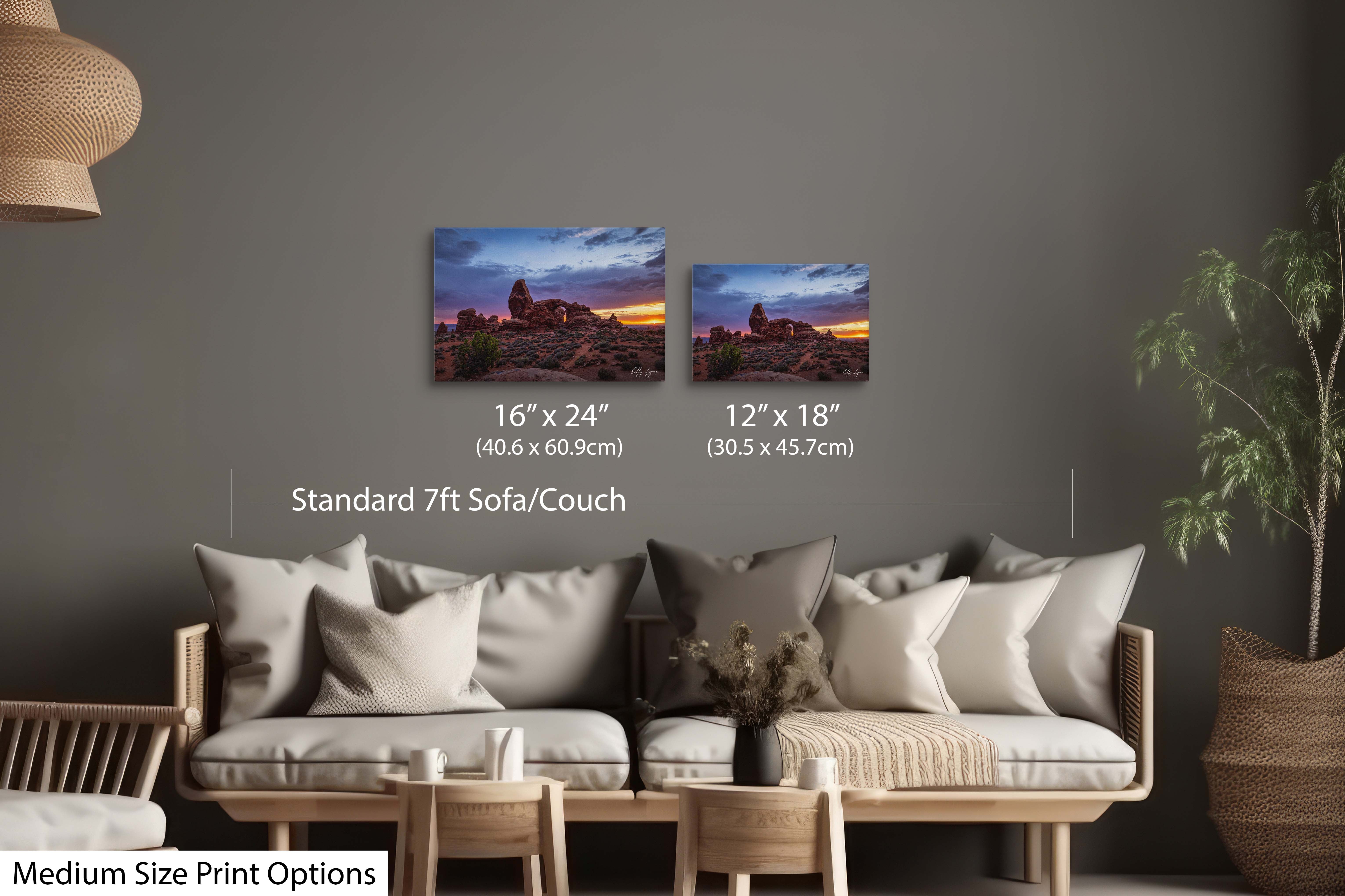 “Red Rock Radiance" -  Arches National Park Sunset Fine Art Print