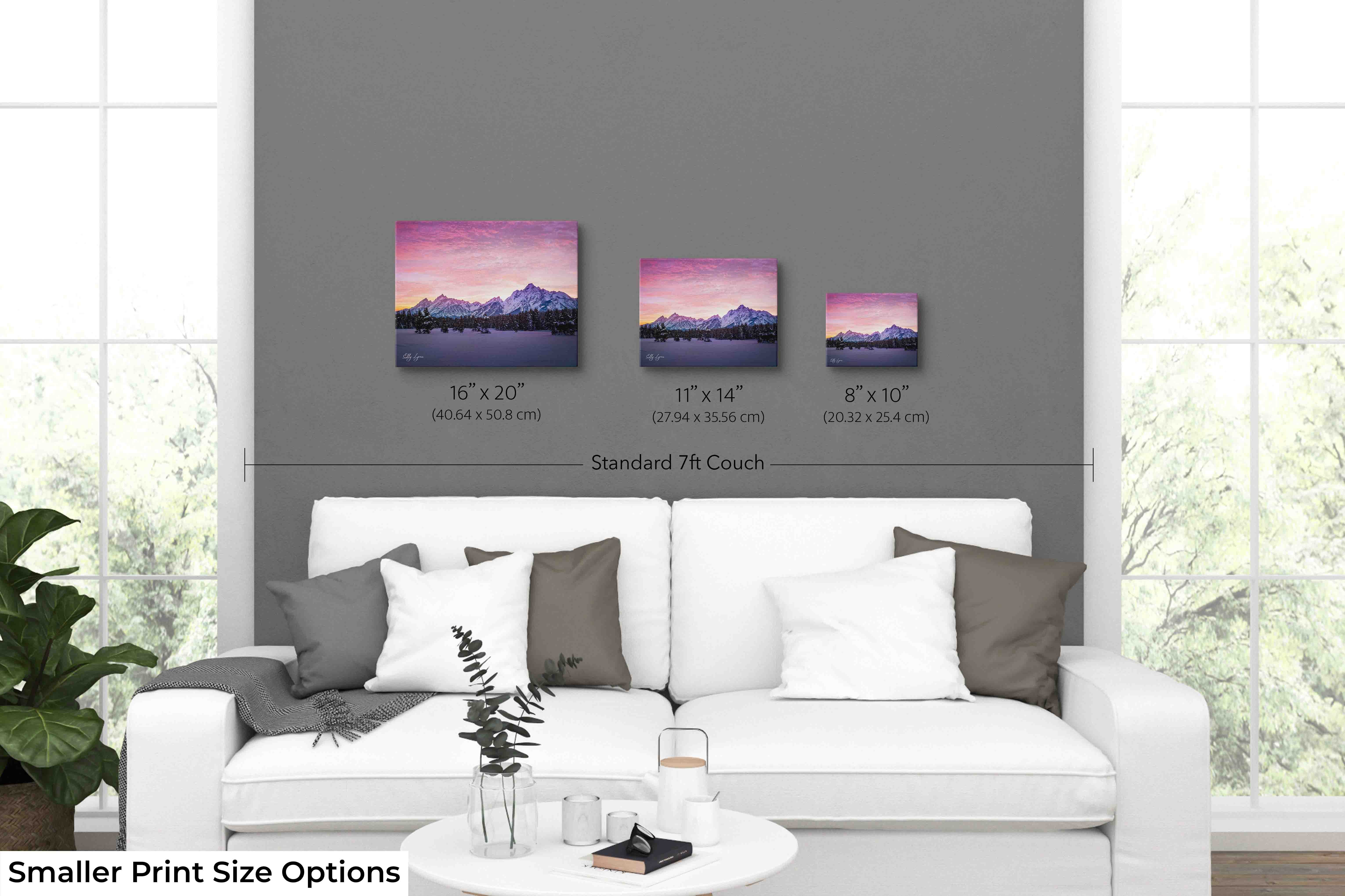 “Winter’s Hallelujah” - Grand Teton National Park Sunset Fine Art Print