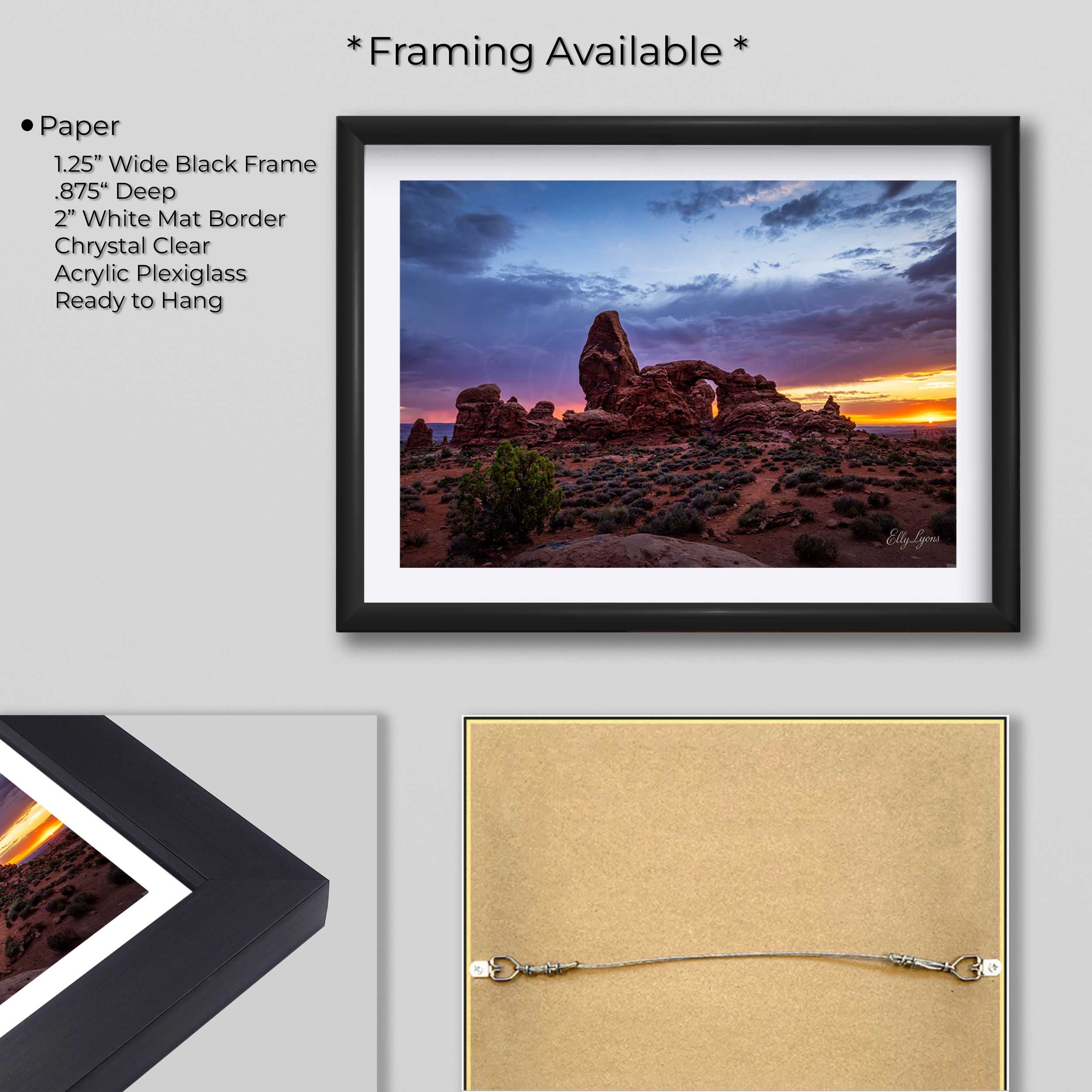 Arches National Park Sunset Print - “Red Rock Radiance"