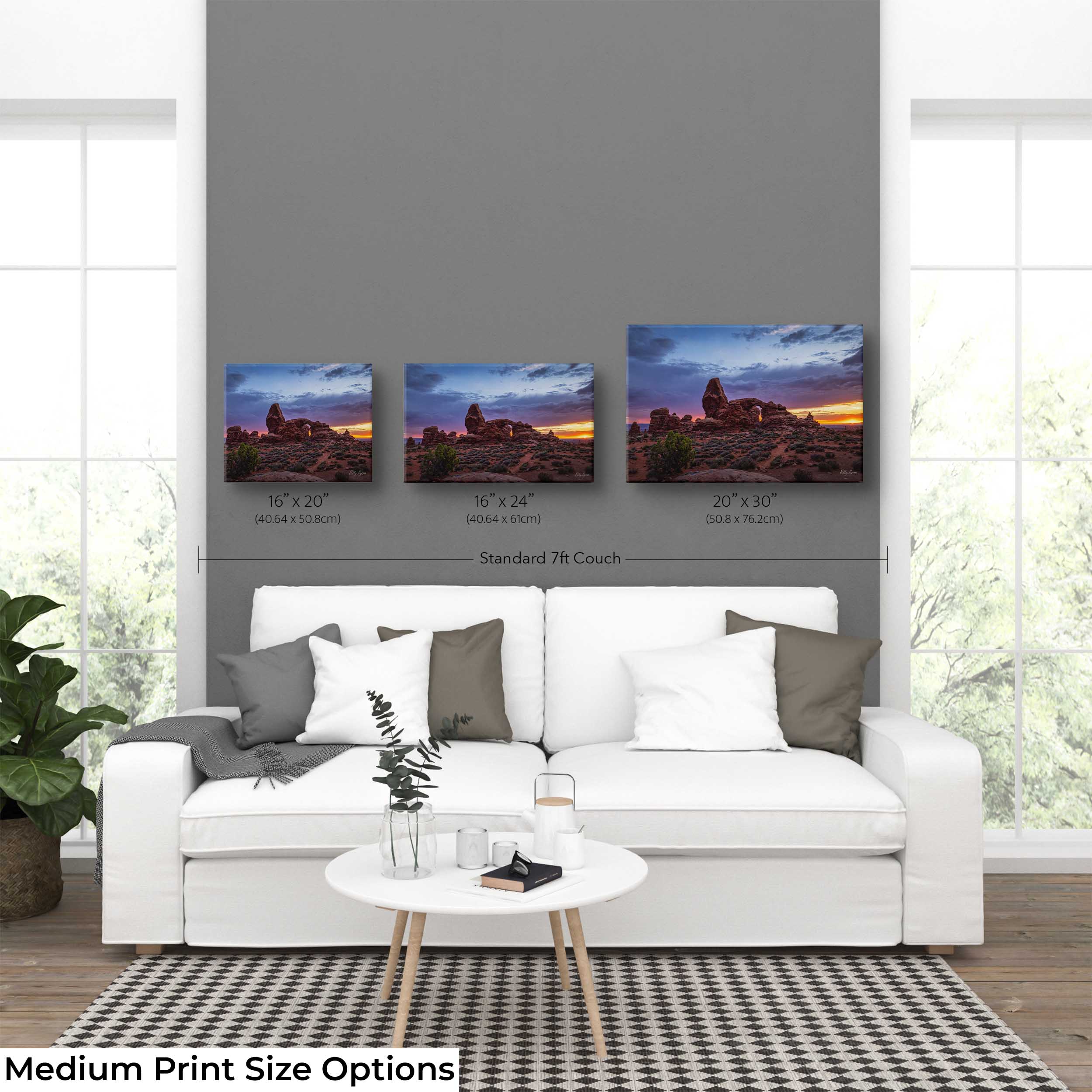 Arches National Park Sunset Print - “Red Rock Radiance"