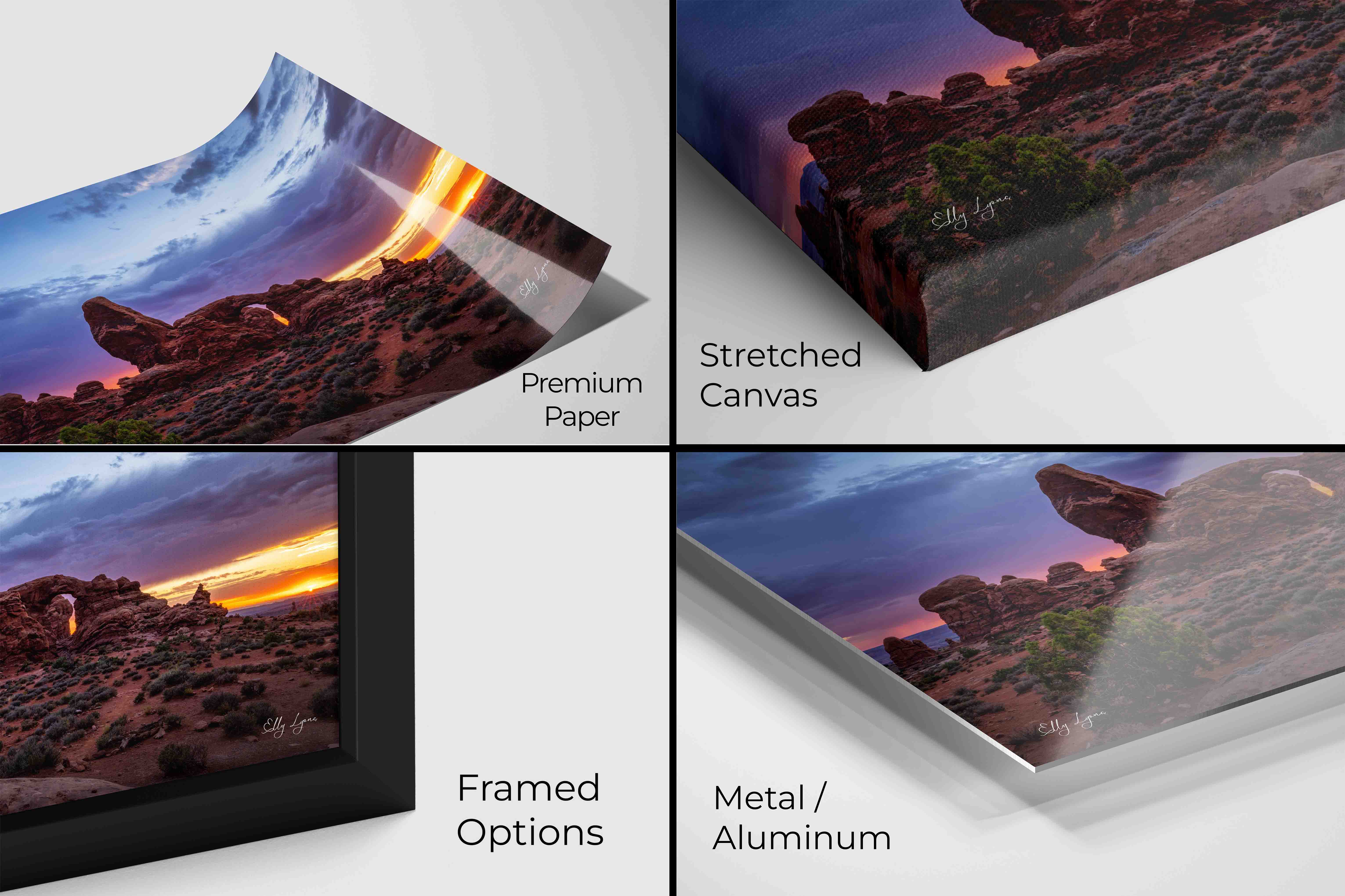 “Red Rock Radiance" -  Arches National Park Sunset Fine Art Print