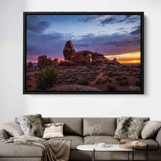 “Red Rock Radiance" -  Arches National Park Sunset Fine Art Print