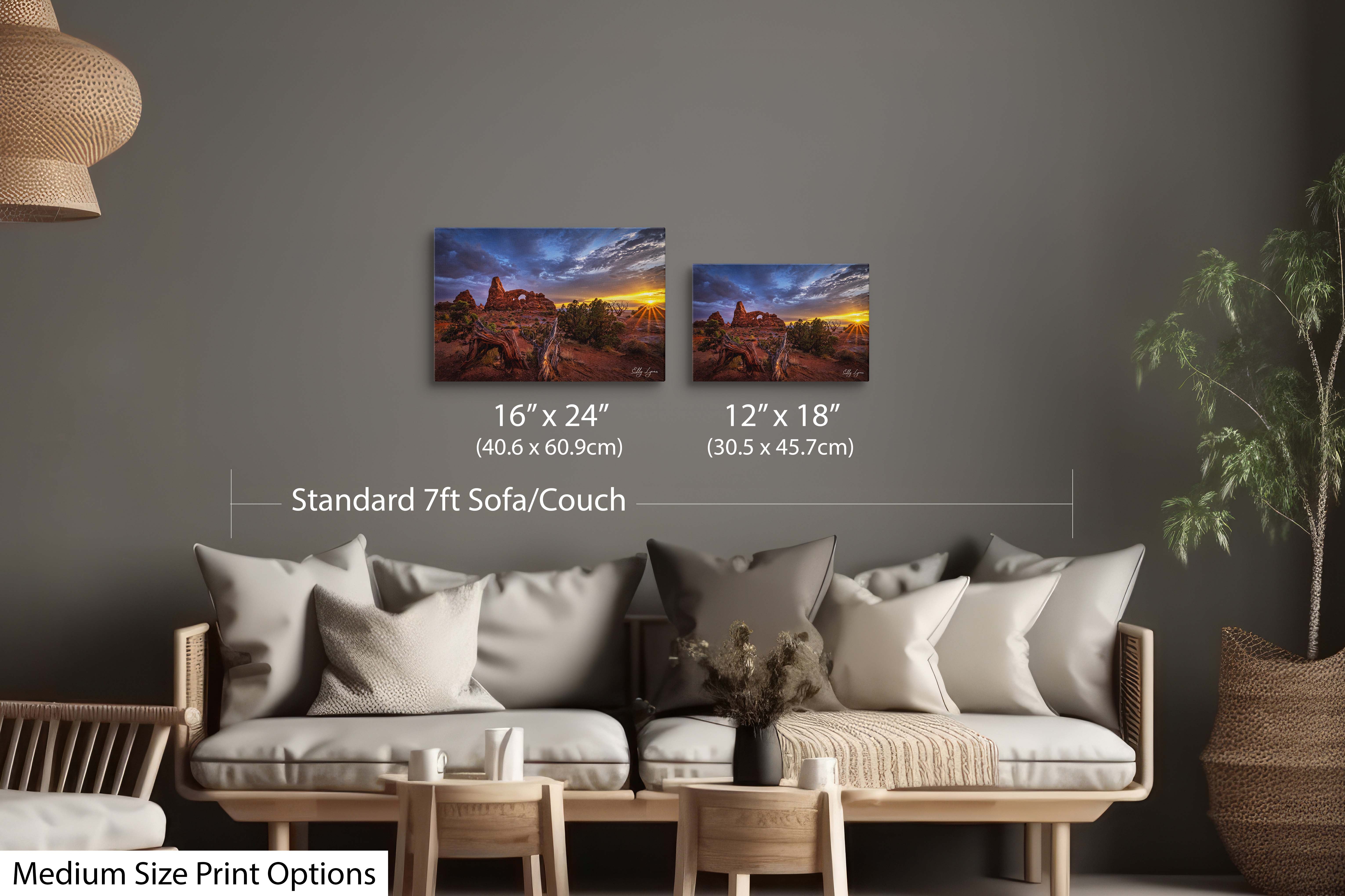 Turret Arch Sunset Print – Arches National Park Fine Art Landscape