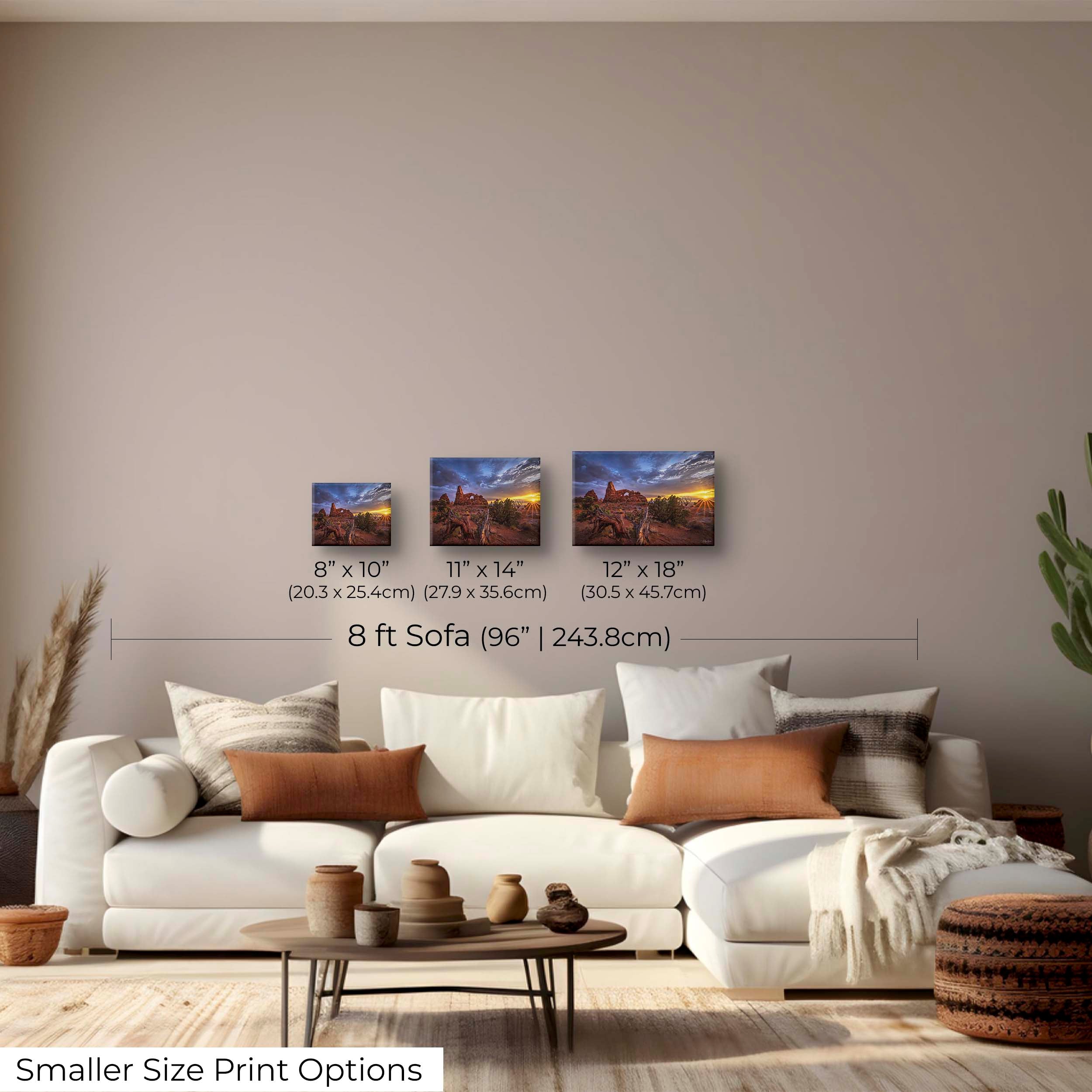 Turret Arch Sunset Print – Arches National Park Fine Art Landscape