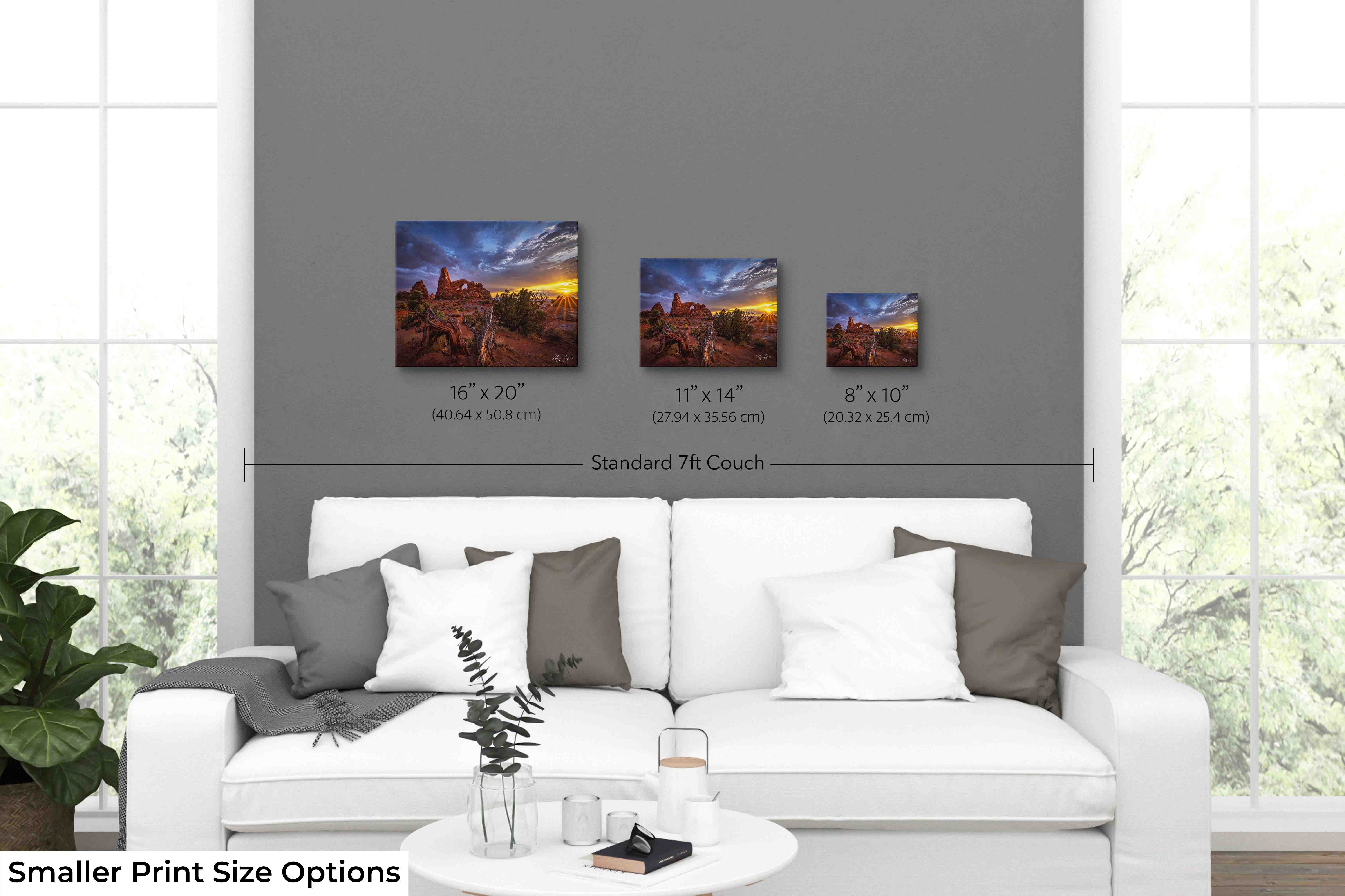 Turret Arch Sunset Print – Arches National Park Fine Art Landscape
