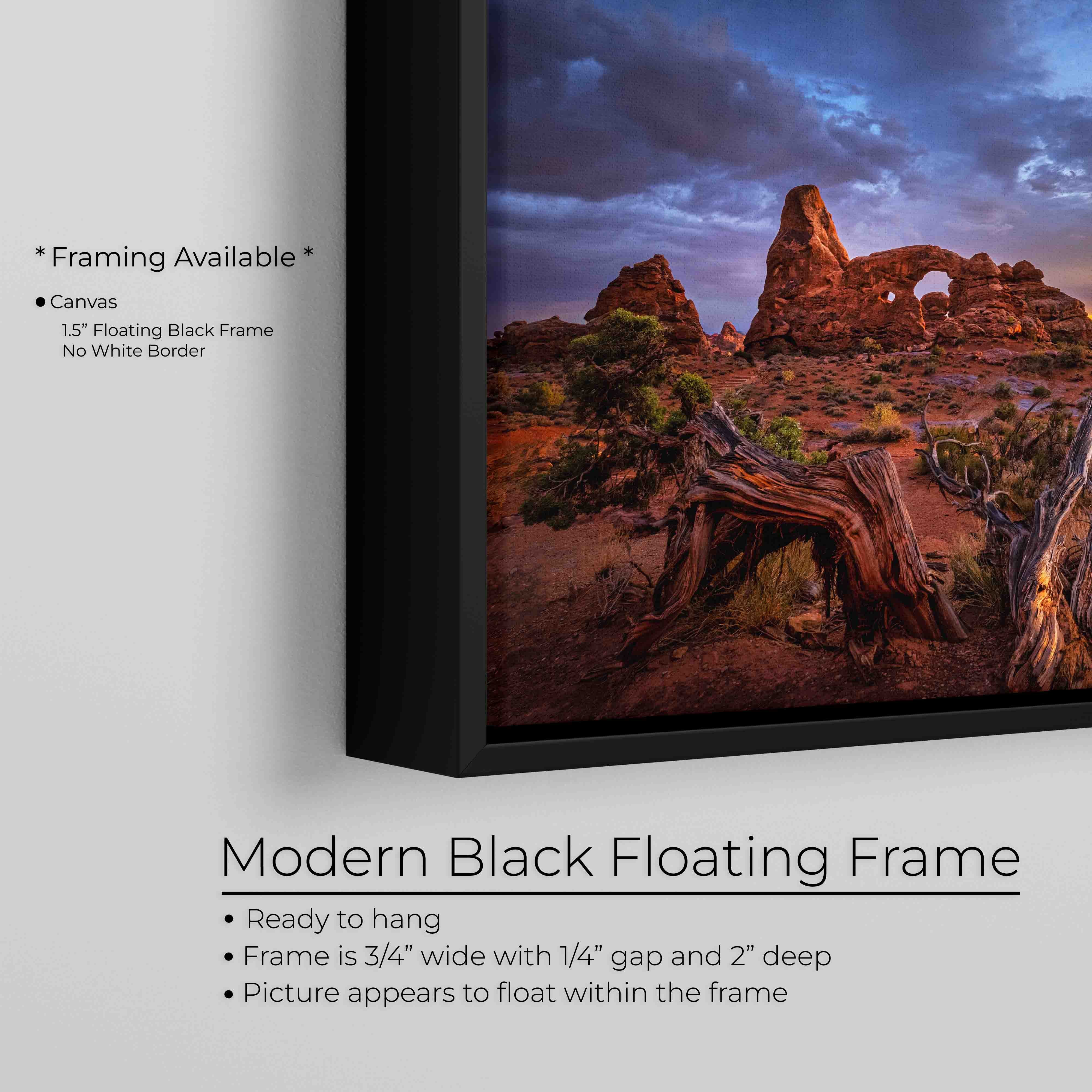 Turret Arch Sunset Print – Arches National Park Fine Art Landscape