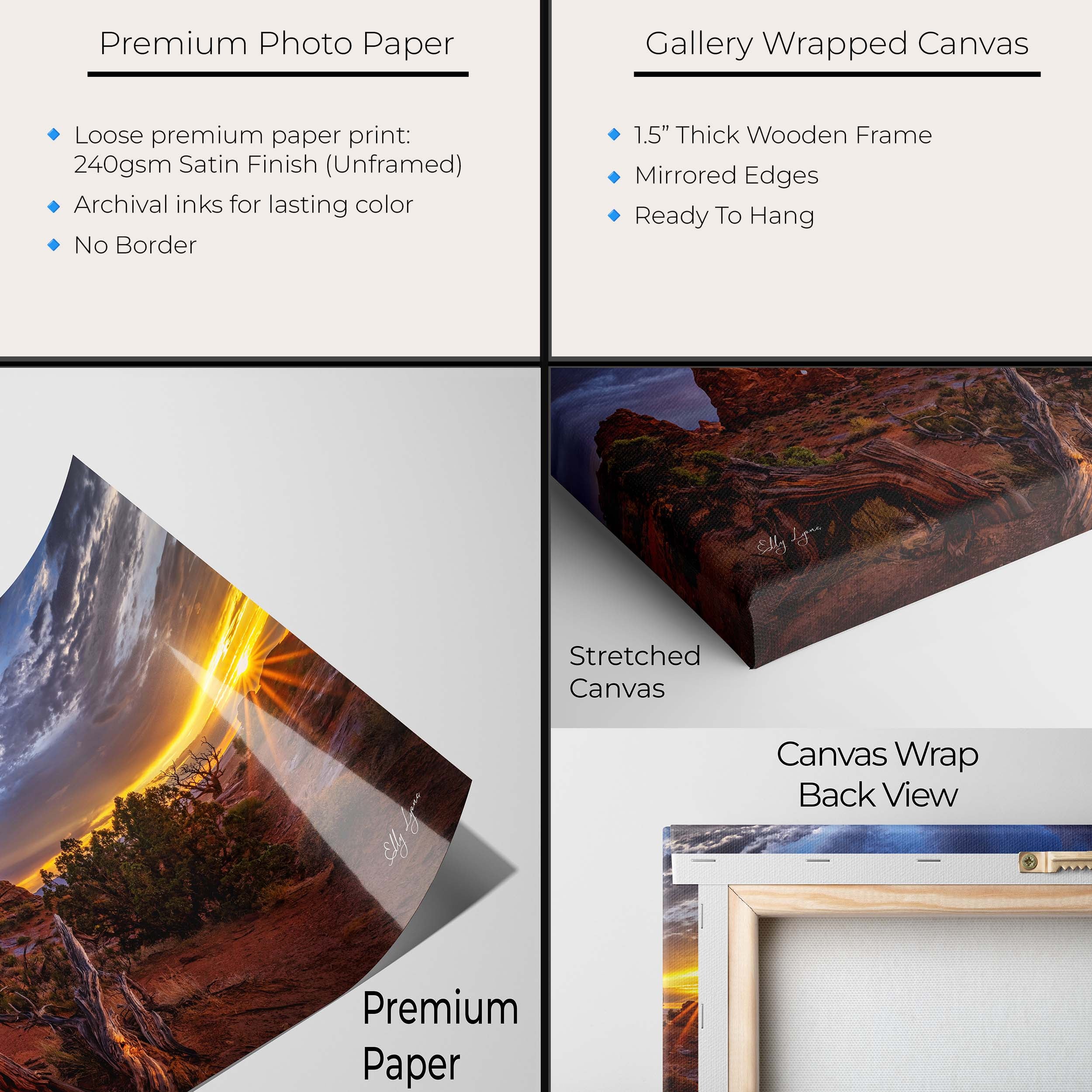 Turret Arch Sunset Print – Arches National Park Fine Art Landscape