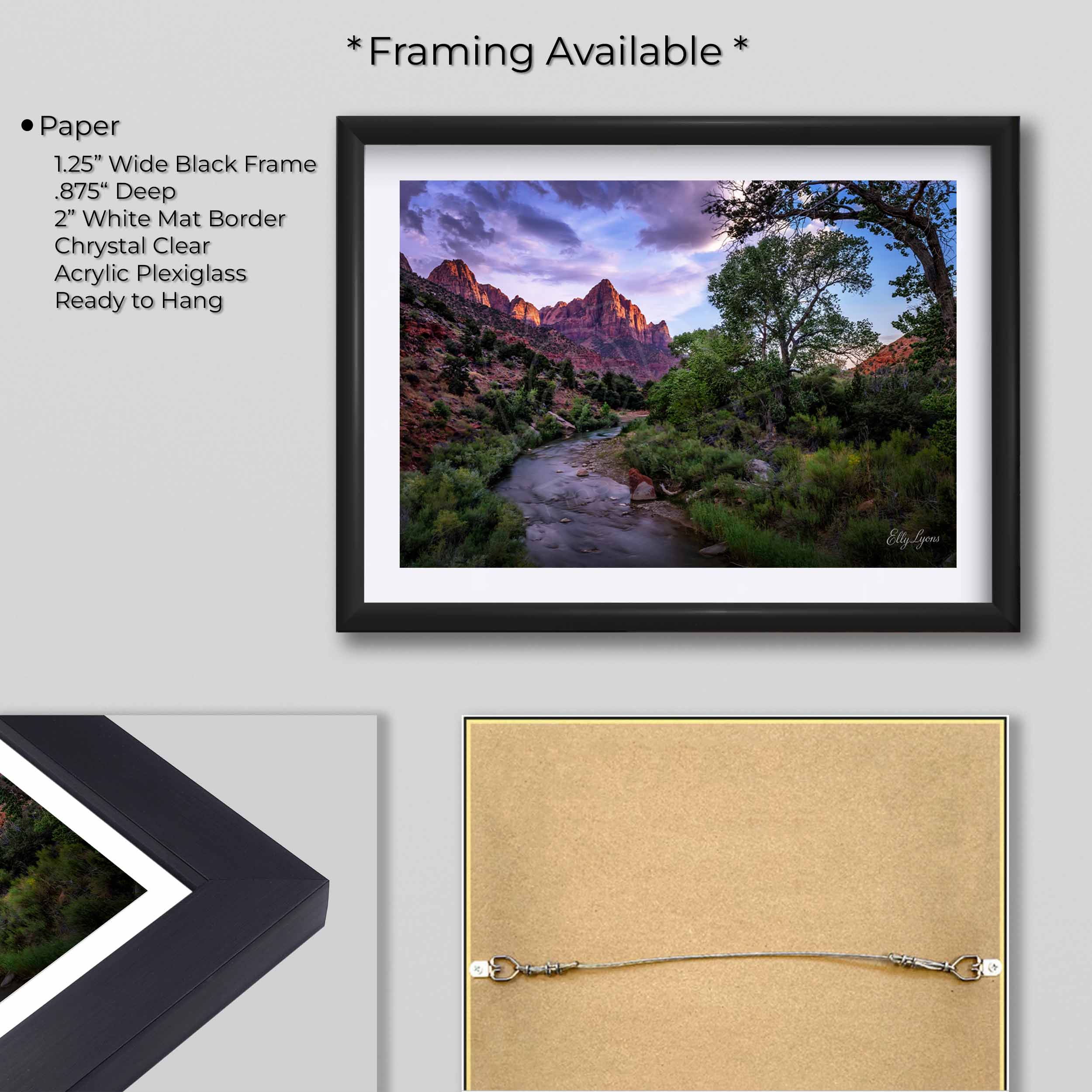 Zion National Park The Watchman Sunset Print - "Guardian of Dusk"