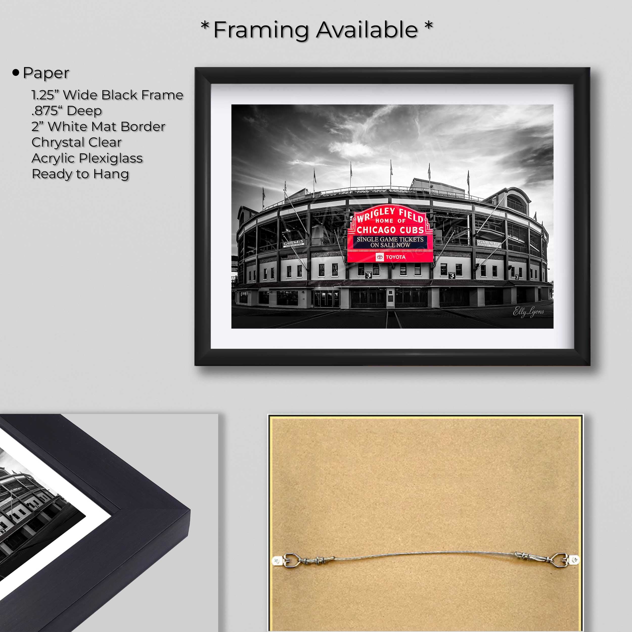 Wrigley Field Print – Chicago Cubs Stadium Decor