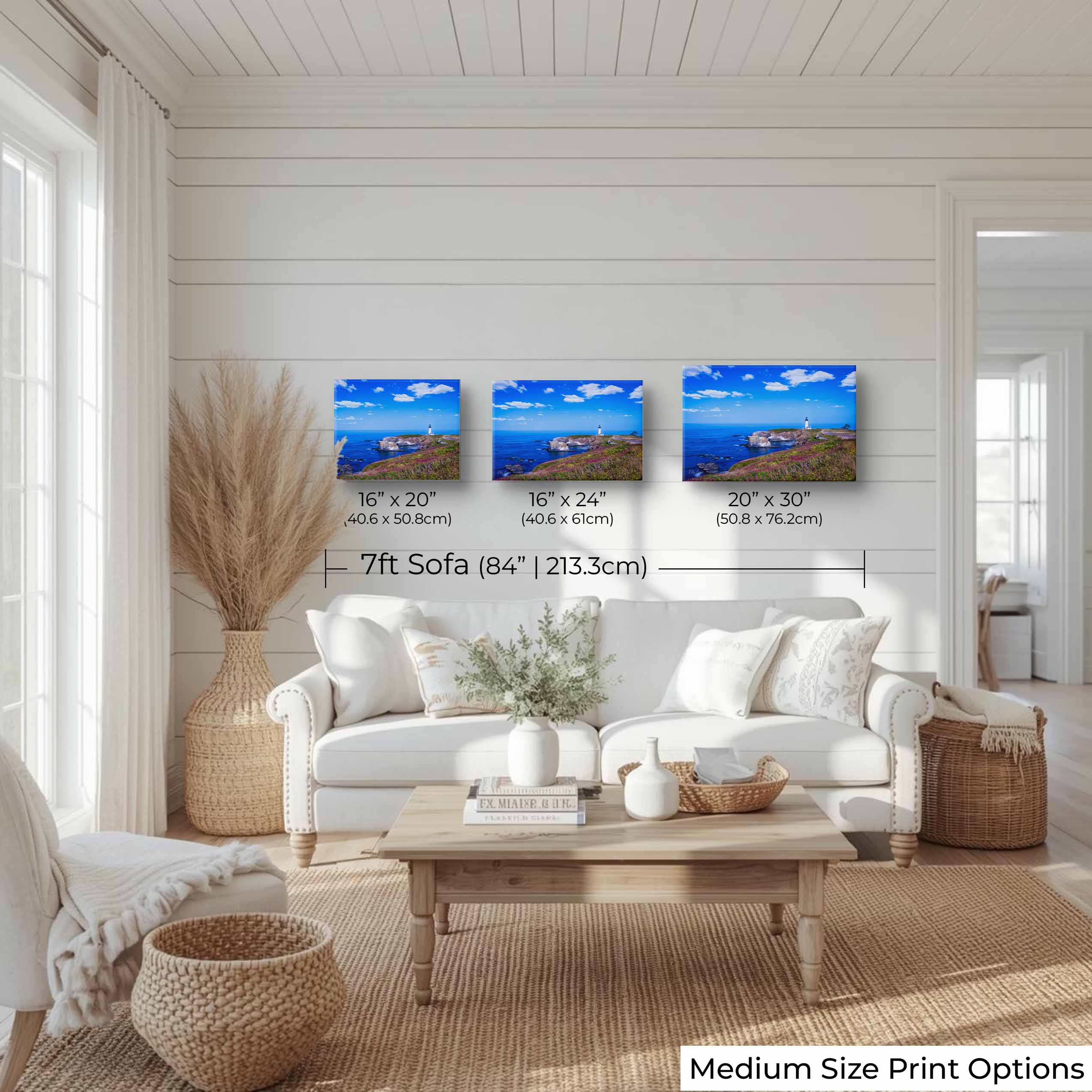 "Faith On The Horizon" – Oregon’s Yaquina Lighthouse Fine Art Print