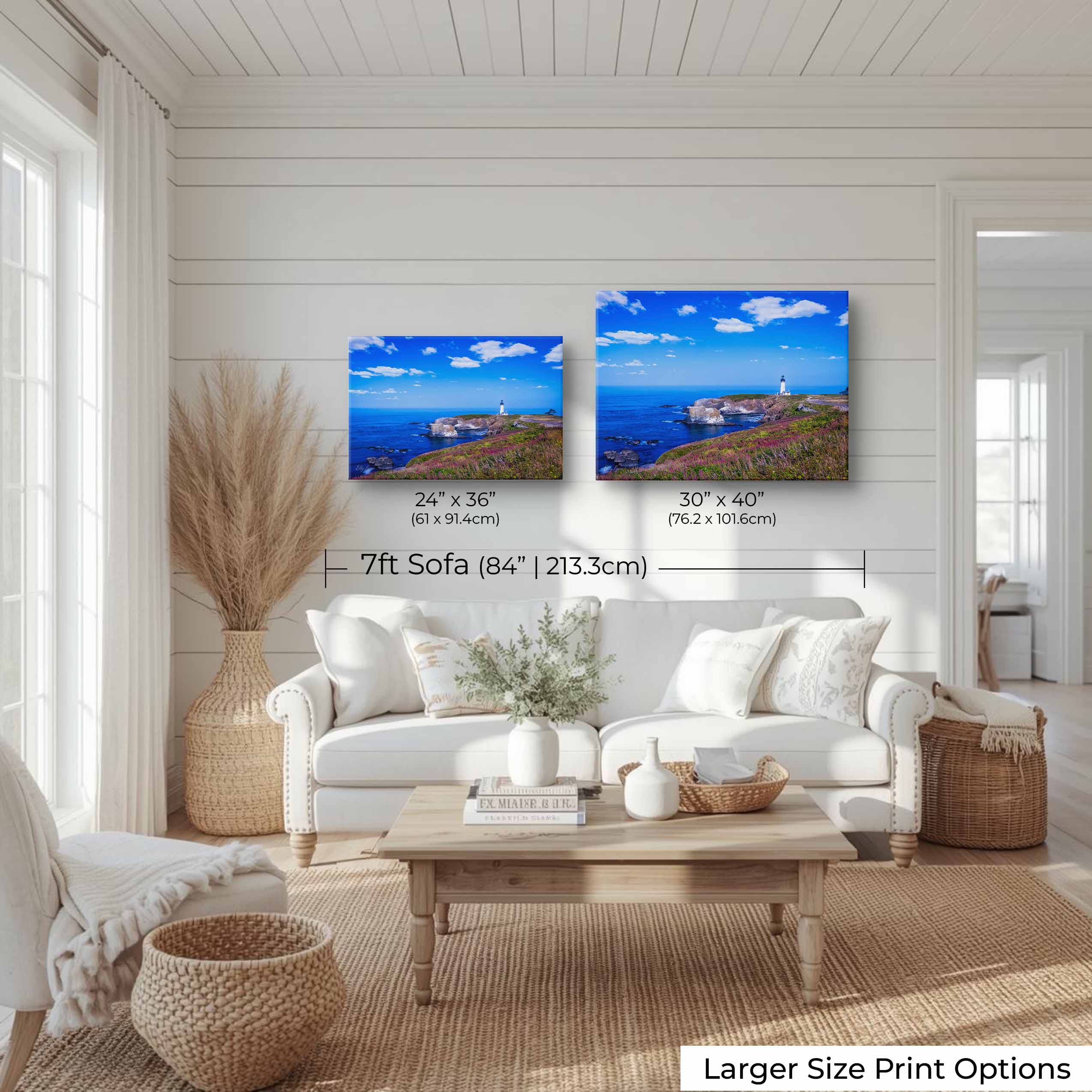 "Faith On The Horizon" – Oregon’s Yaquina Lighthouse Fine Art Print