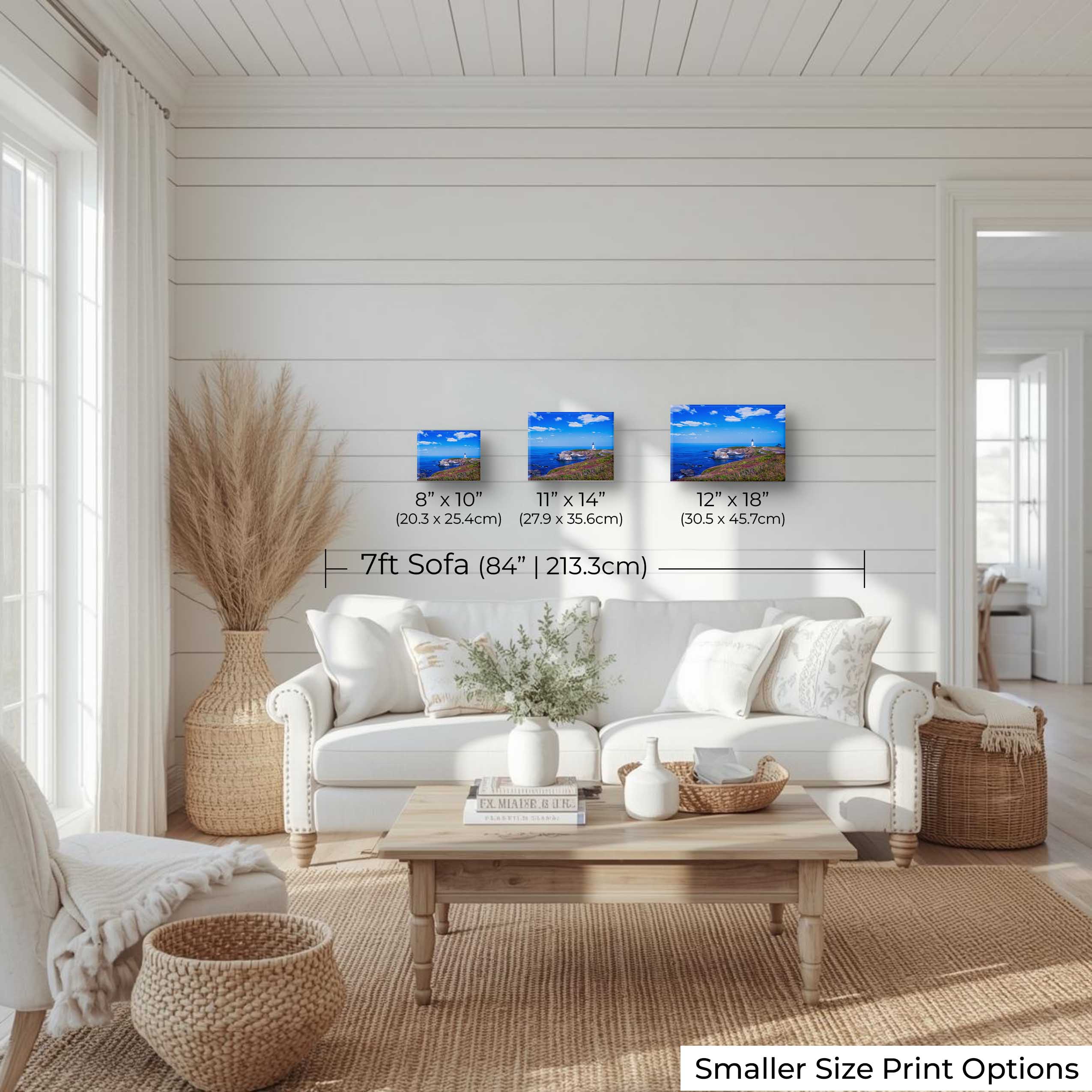 "Faith On The Horizon" – Oregon’s Yaquina Lighthouse Fine Art Print