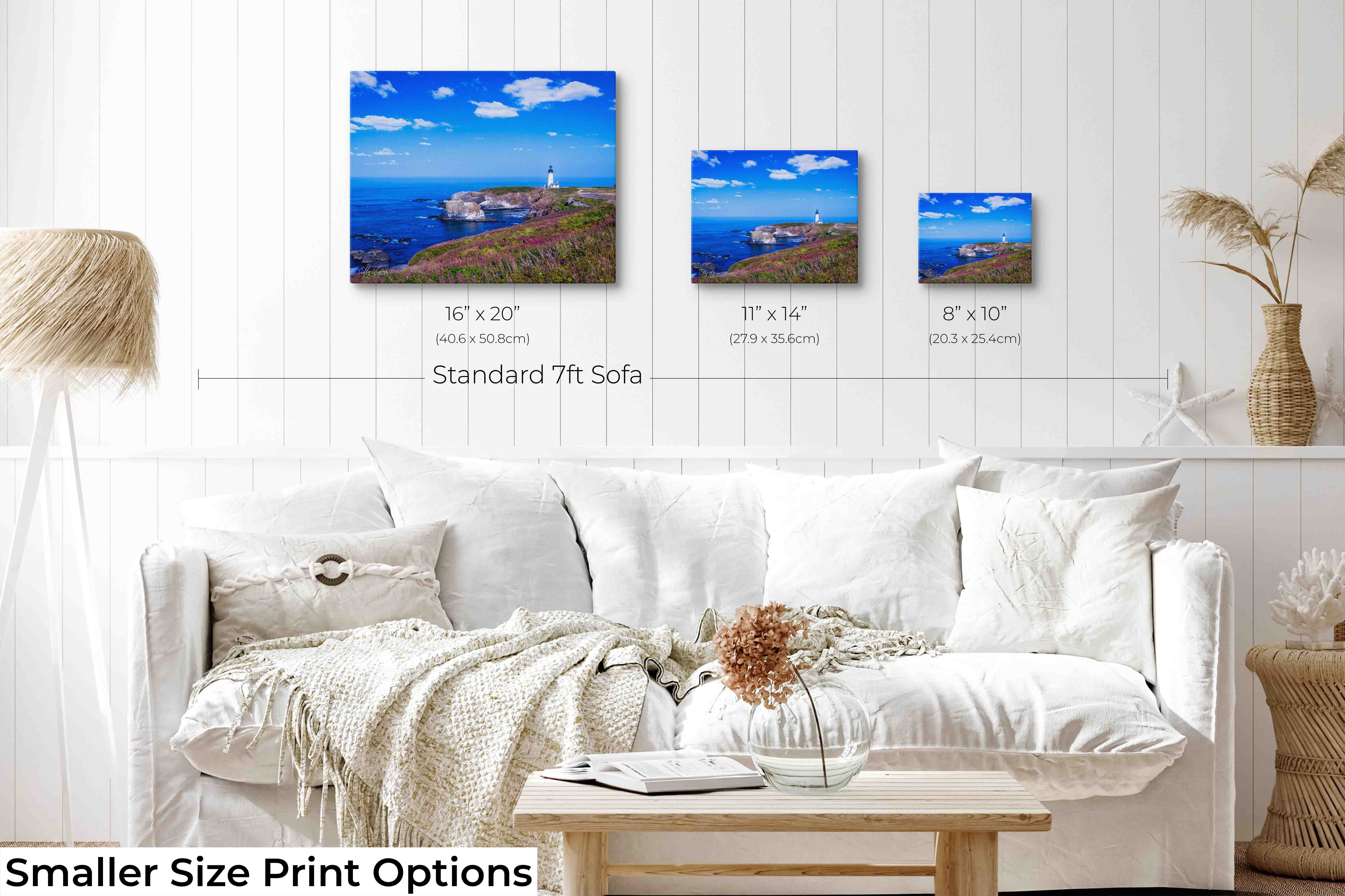 "Faith On The Horizon" – Oregon’s Yaquina Lighthouse Fine Art Print