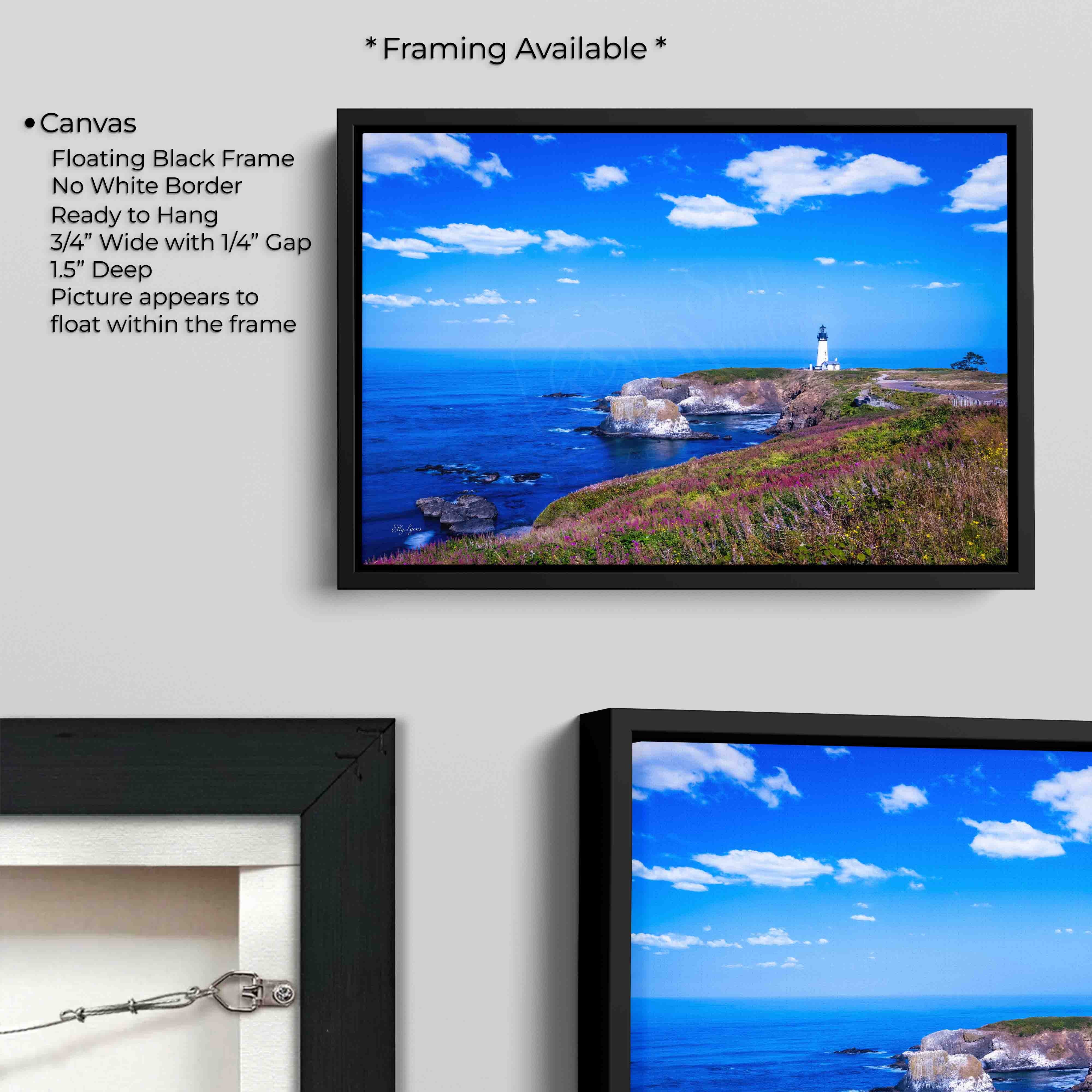 Yaquina Lighthouse Oregon Coast Print - "Faith On The Horizon"