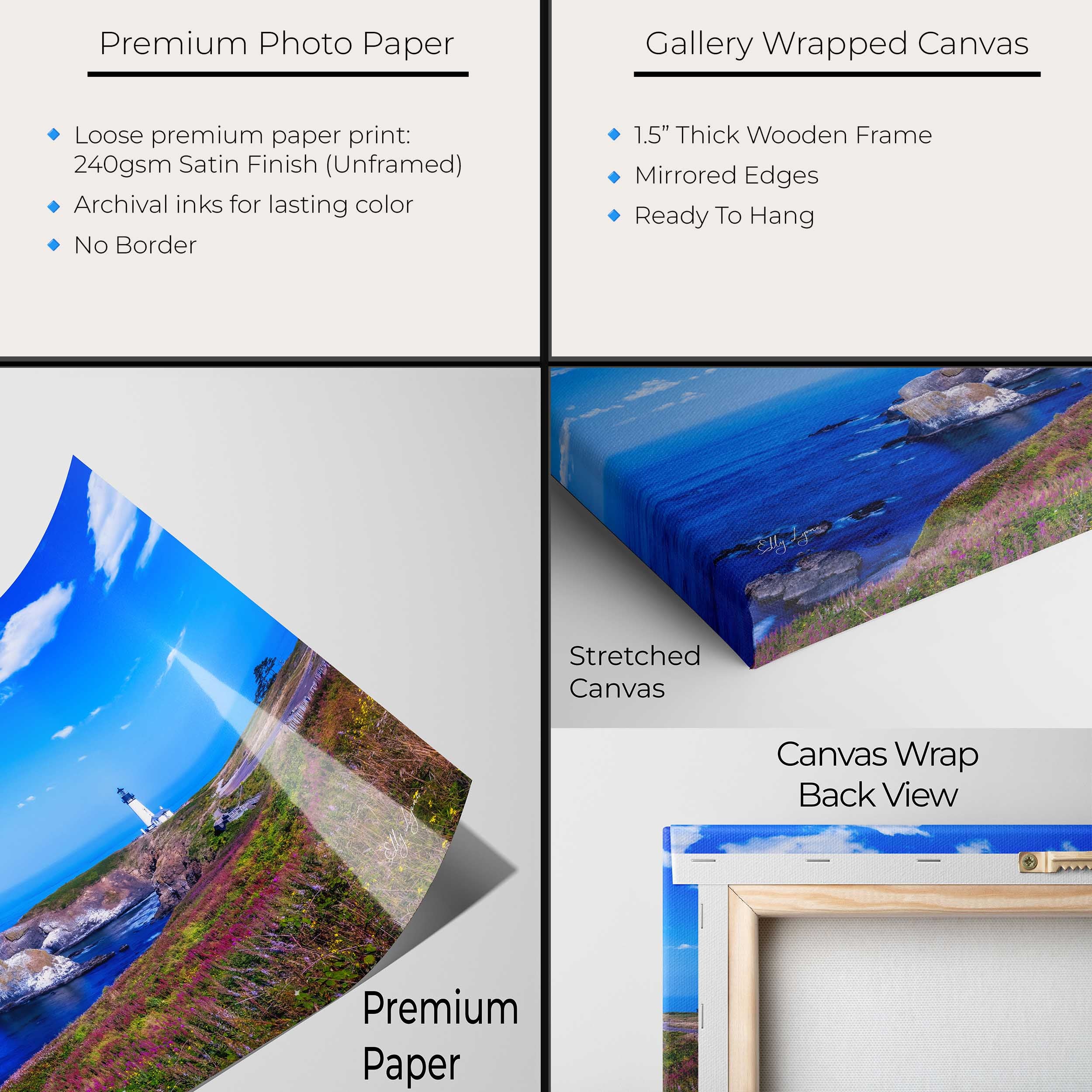 "Faith On The Horizon" – Oregon’s Yaquina Lighthouse Fine Art Print