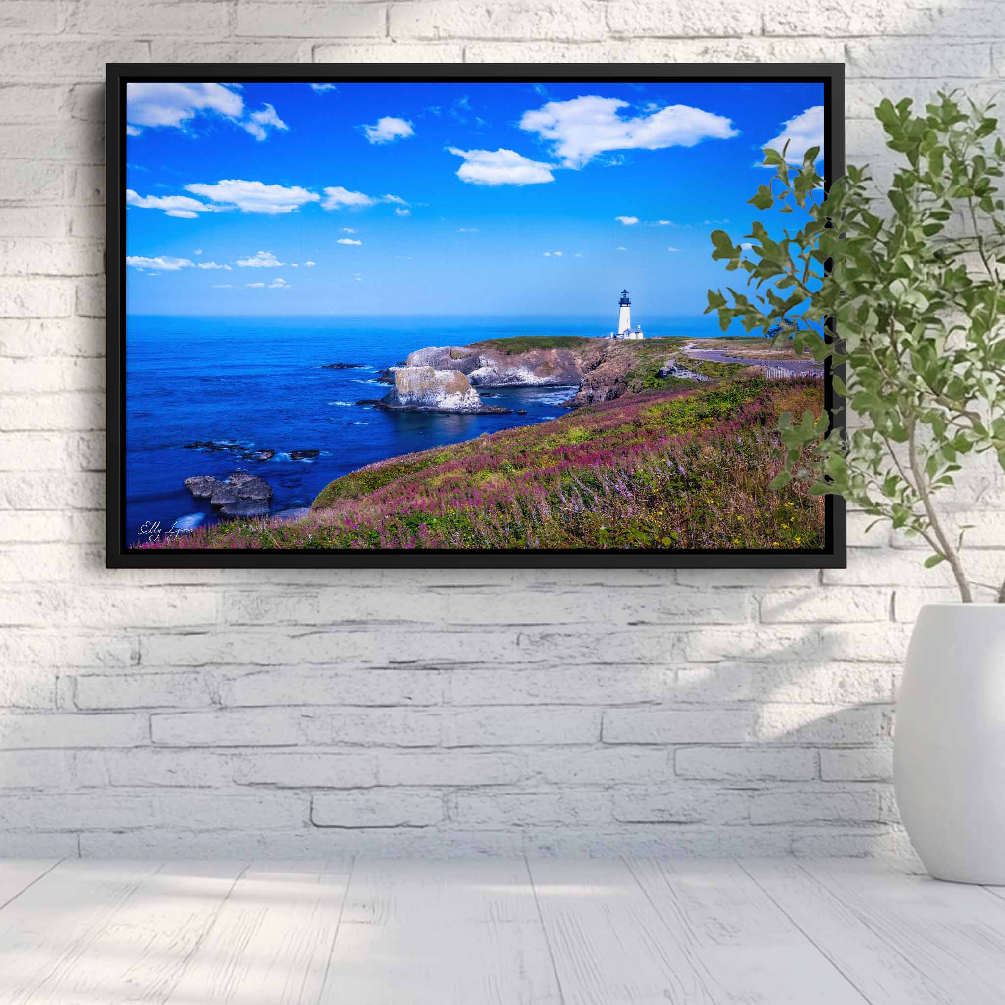 "Faith On The Horizon" – Oregon’s Yaquina Lighthouse Fine Art Print
